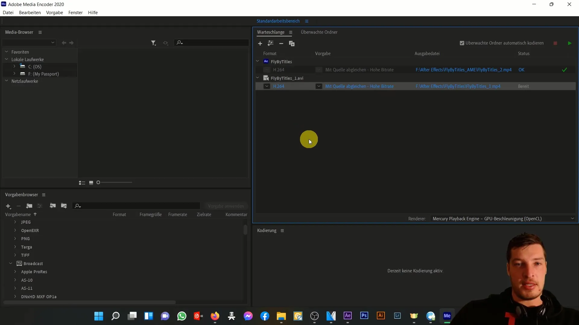 Effektiver Einsatz des Adobe Media Encoder in After Effects zur Videoausgabe