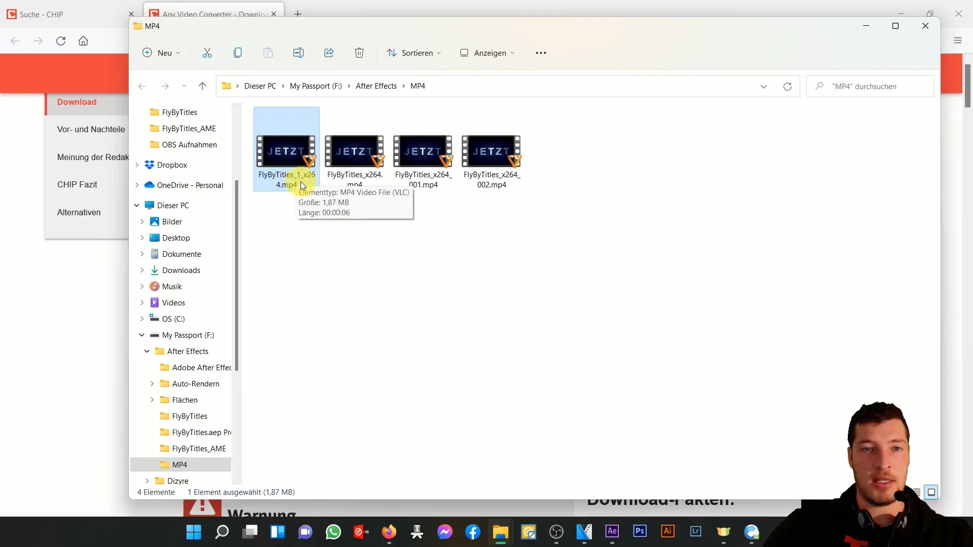 Anleitung zur Konvertierung von AVI und MOV zu MP4 mit Any Video Converter
