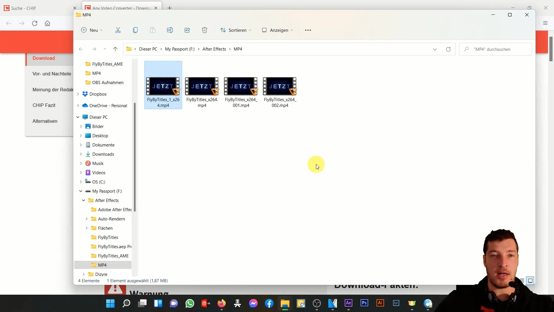 Anleitung zur Konvertierung von AVI und MOV zu MP4 mit Any Video Converter