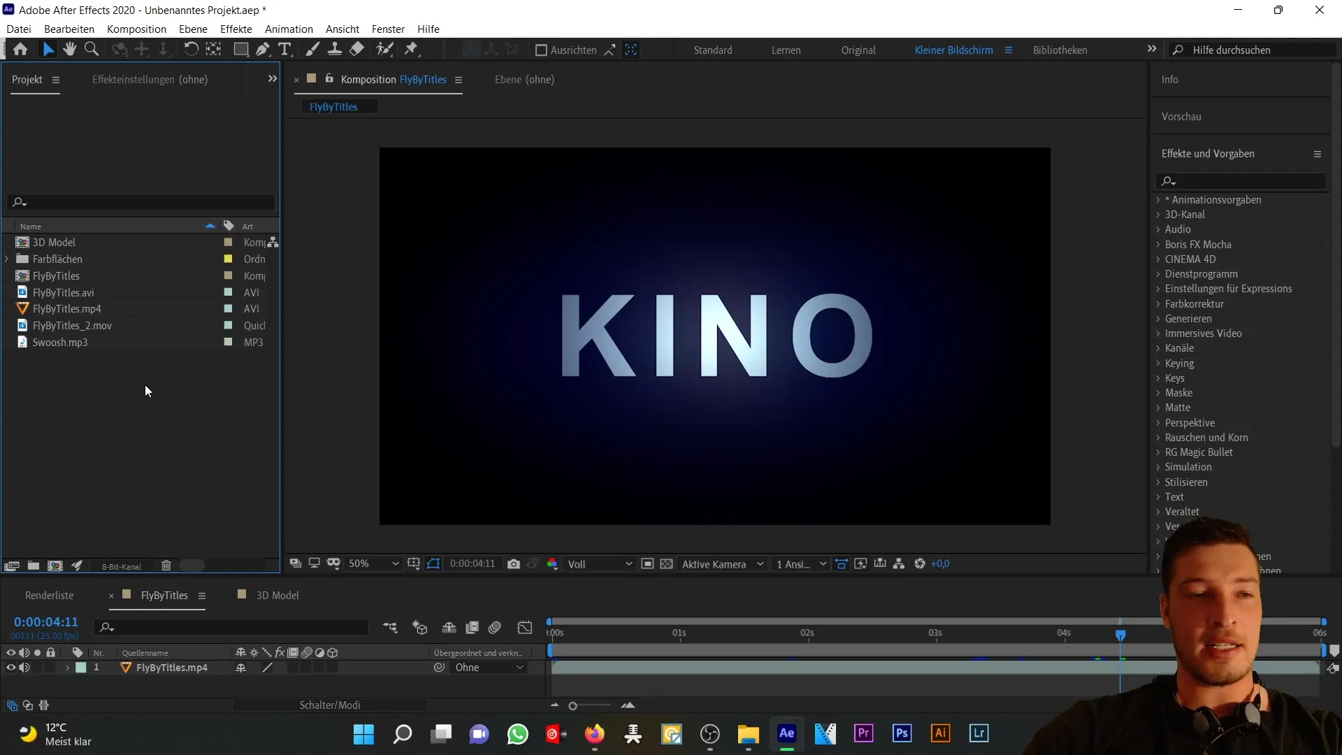 Import von Medien in After Effects: Ein umfassendes Tutorial