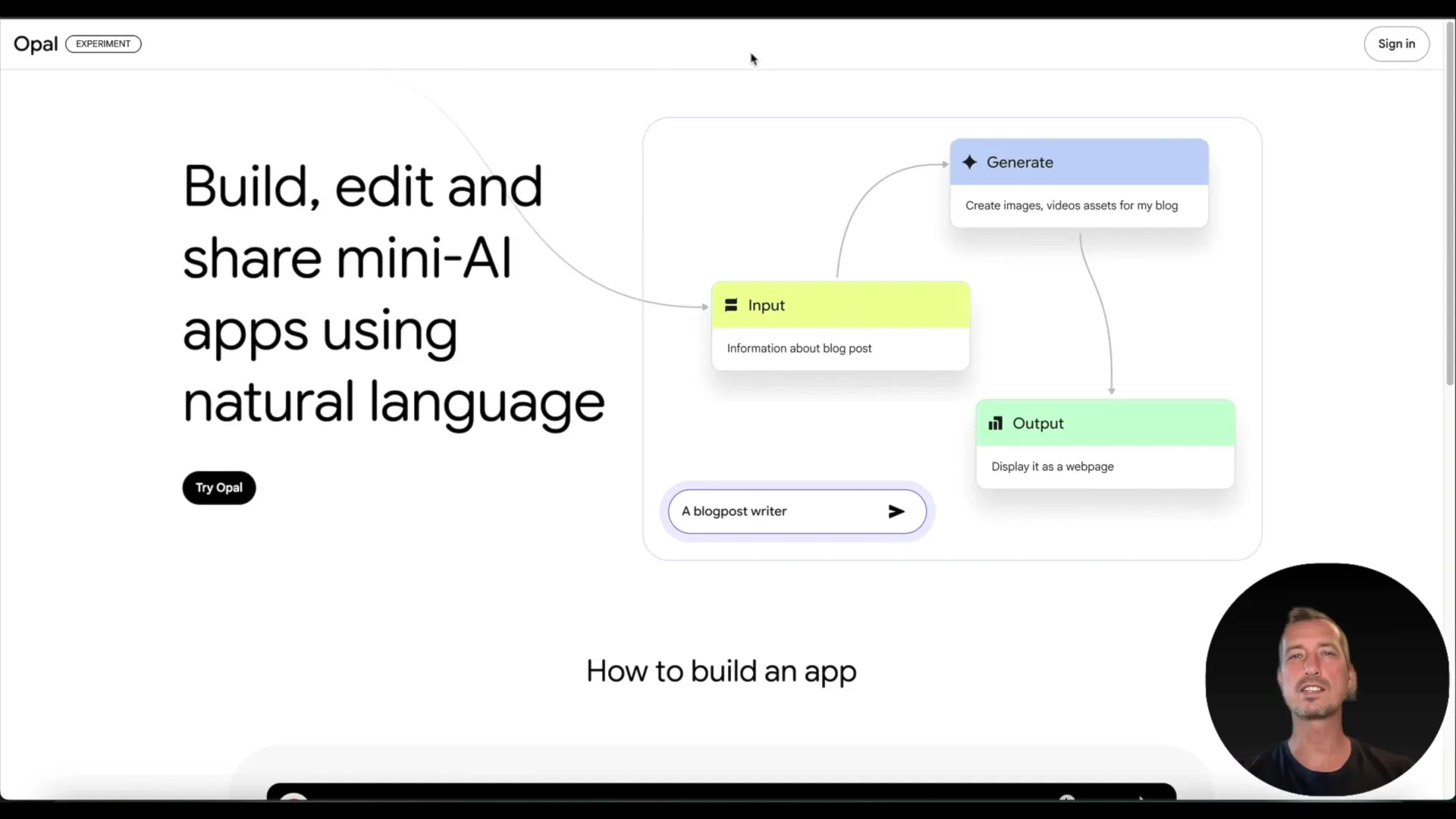 Google Opal: Create Visual AI Apps Easily