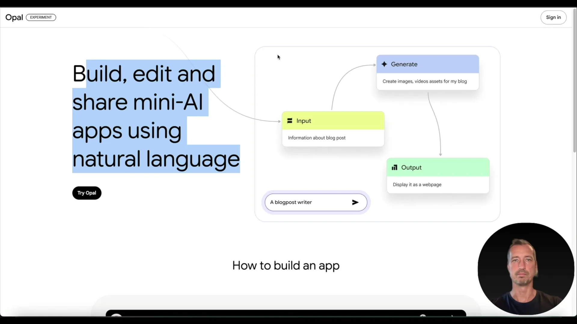 Google Opal: Create Visual AI Apps Easily
