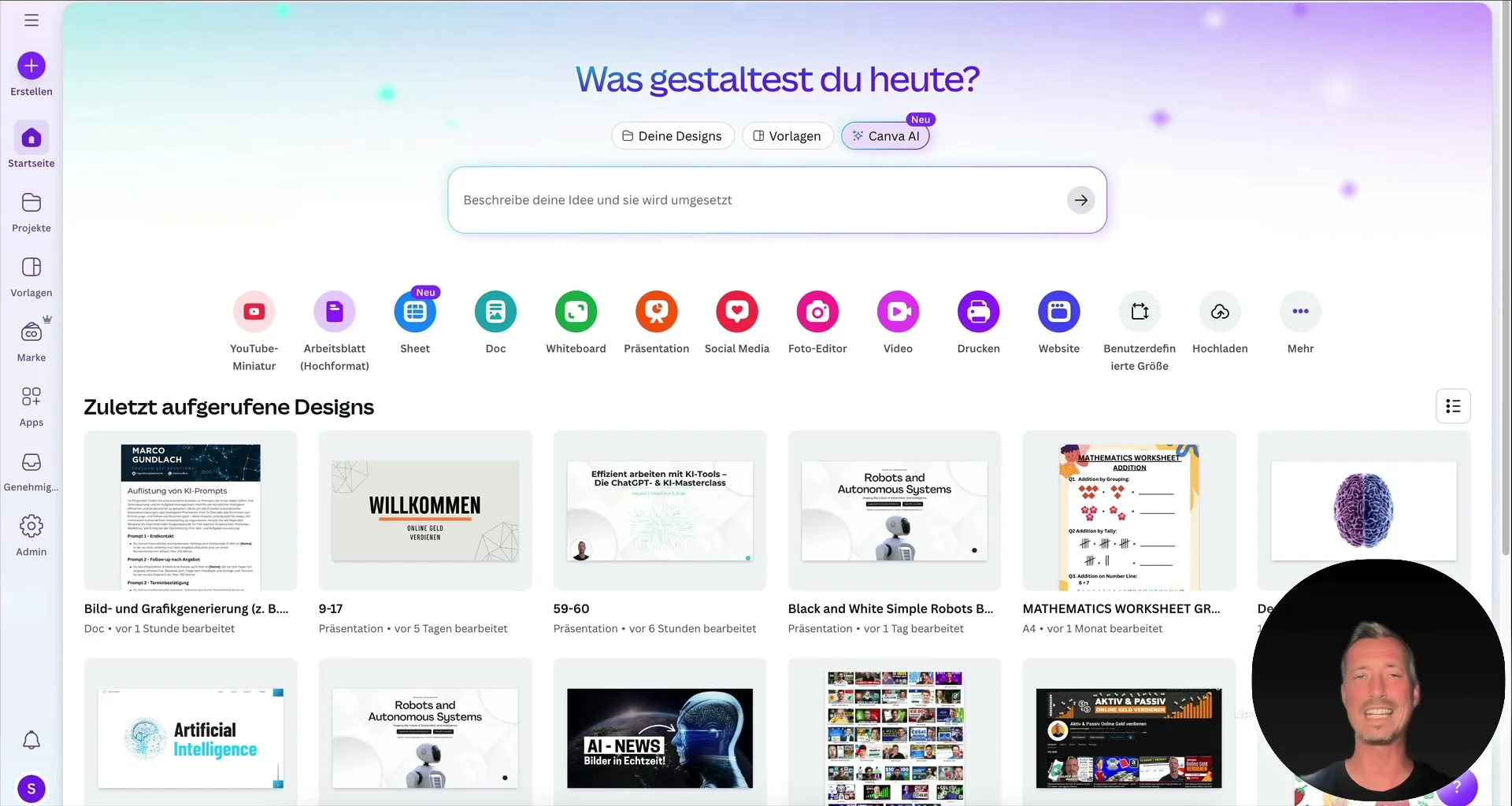 AI-assisted image creation with Midjourney and Canva AI