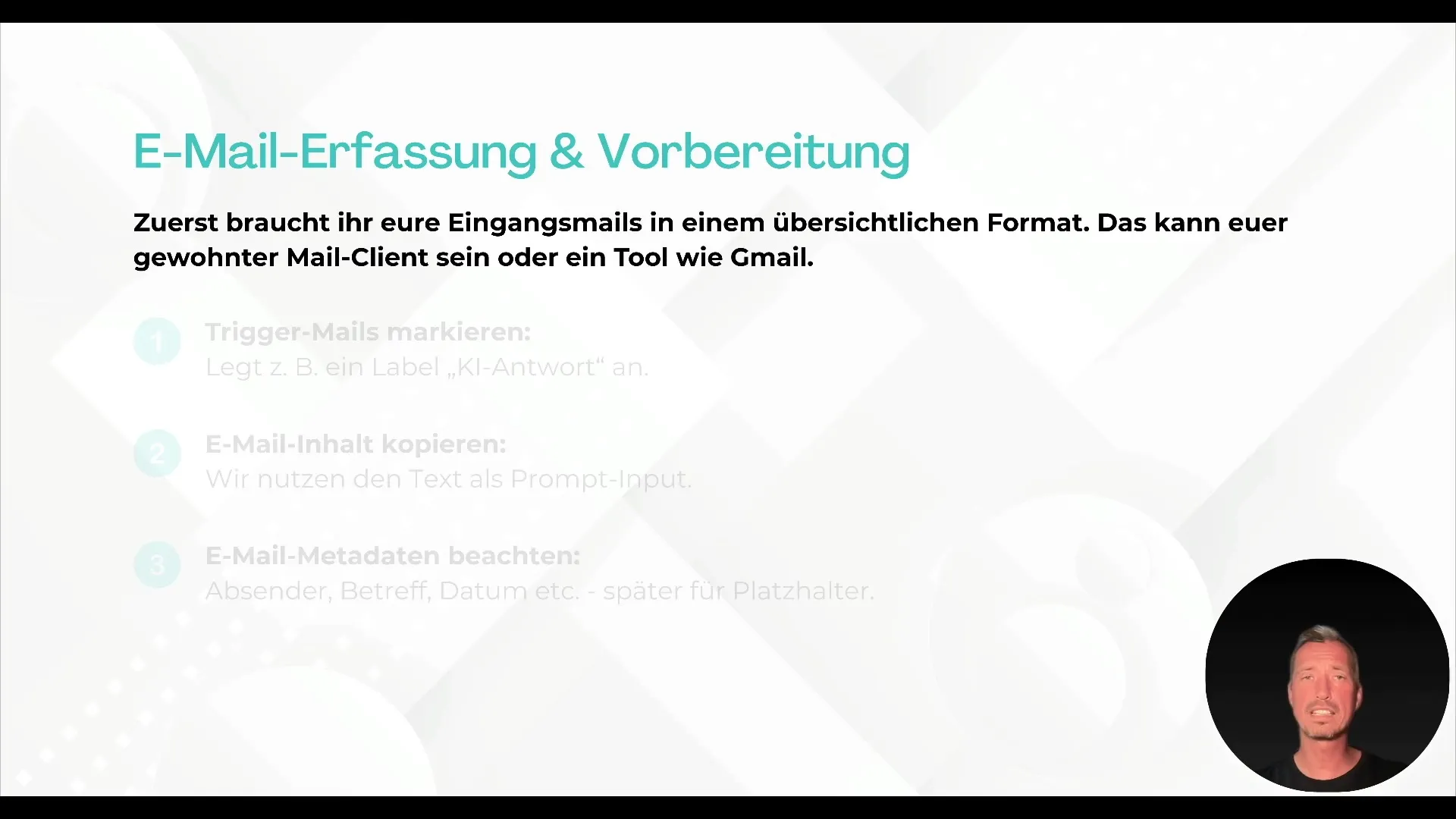 Automated email responses with AI workflow
