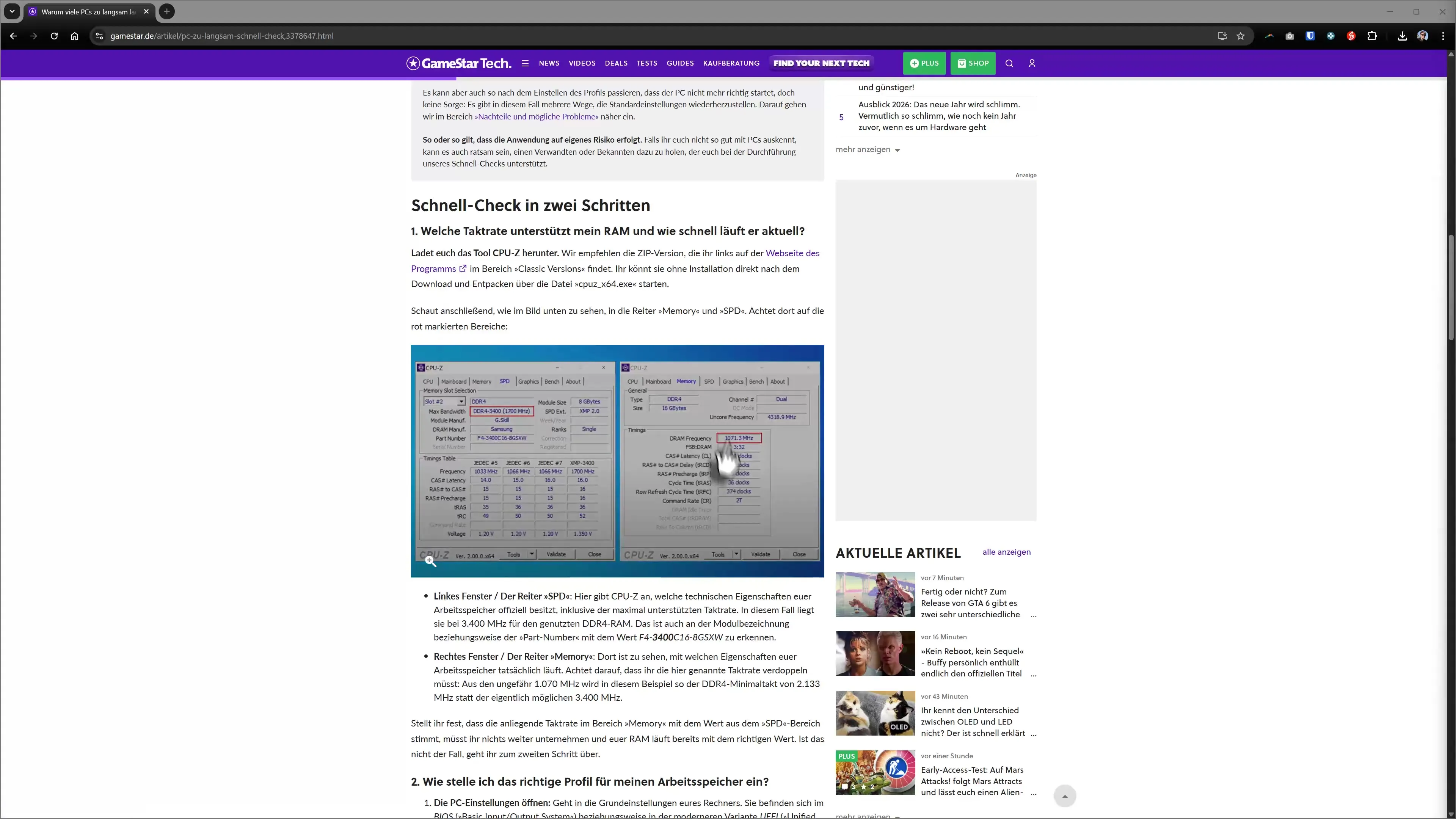 RAM optimization for faster Windows performance