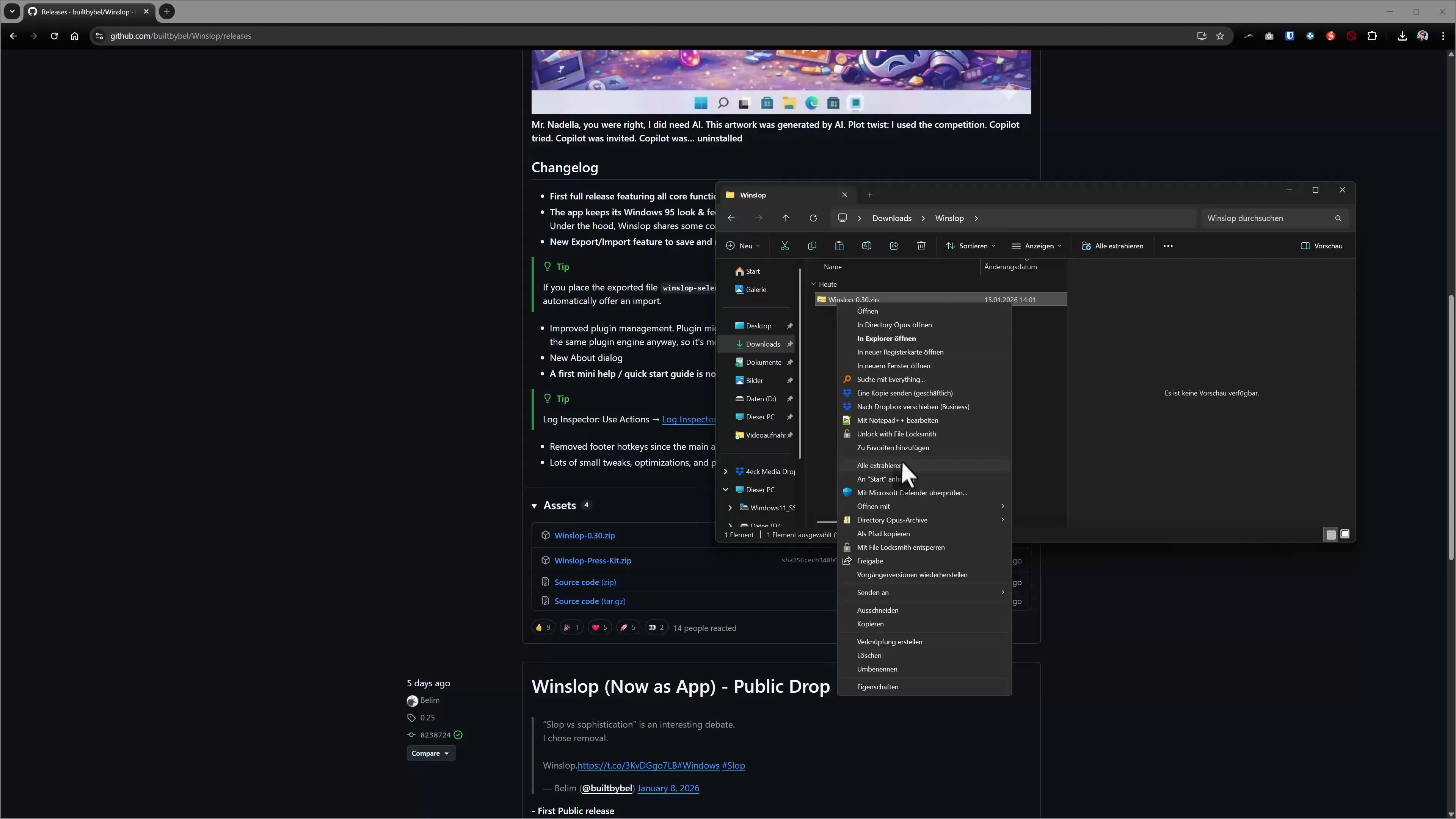 Optimize ads and bloatware in Windows 11 with Winslop