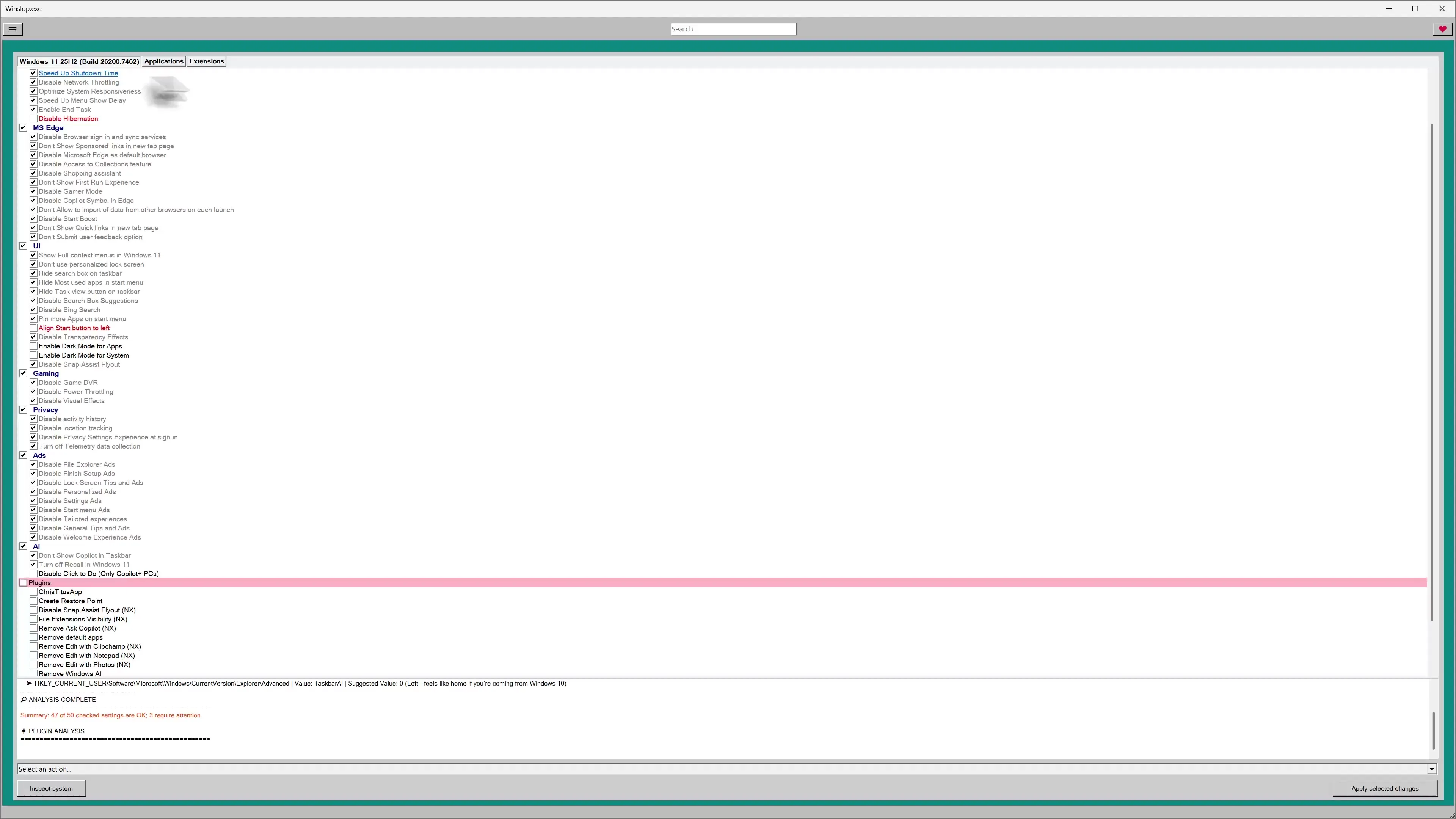 Optimize advertising and bloatware in Windows 11 with Winslop
