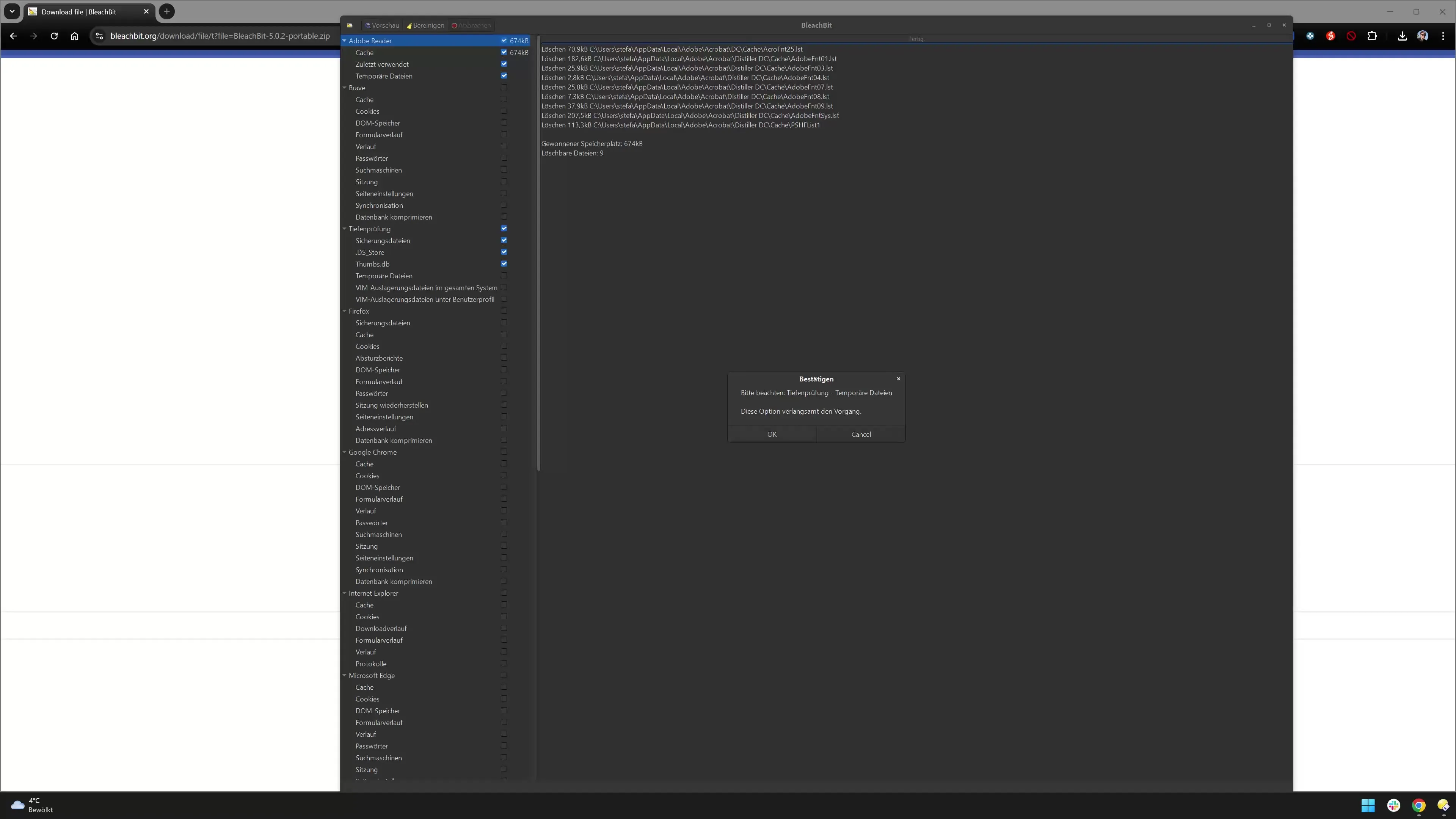 Deep cleaning with BleachBit &ndash; This is how you make your PC fit