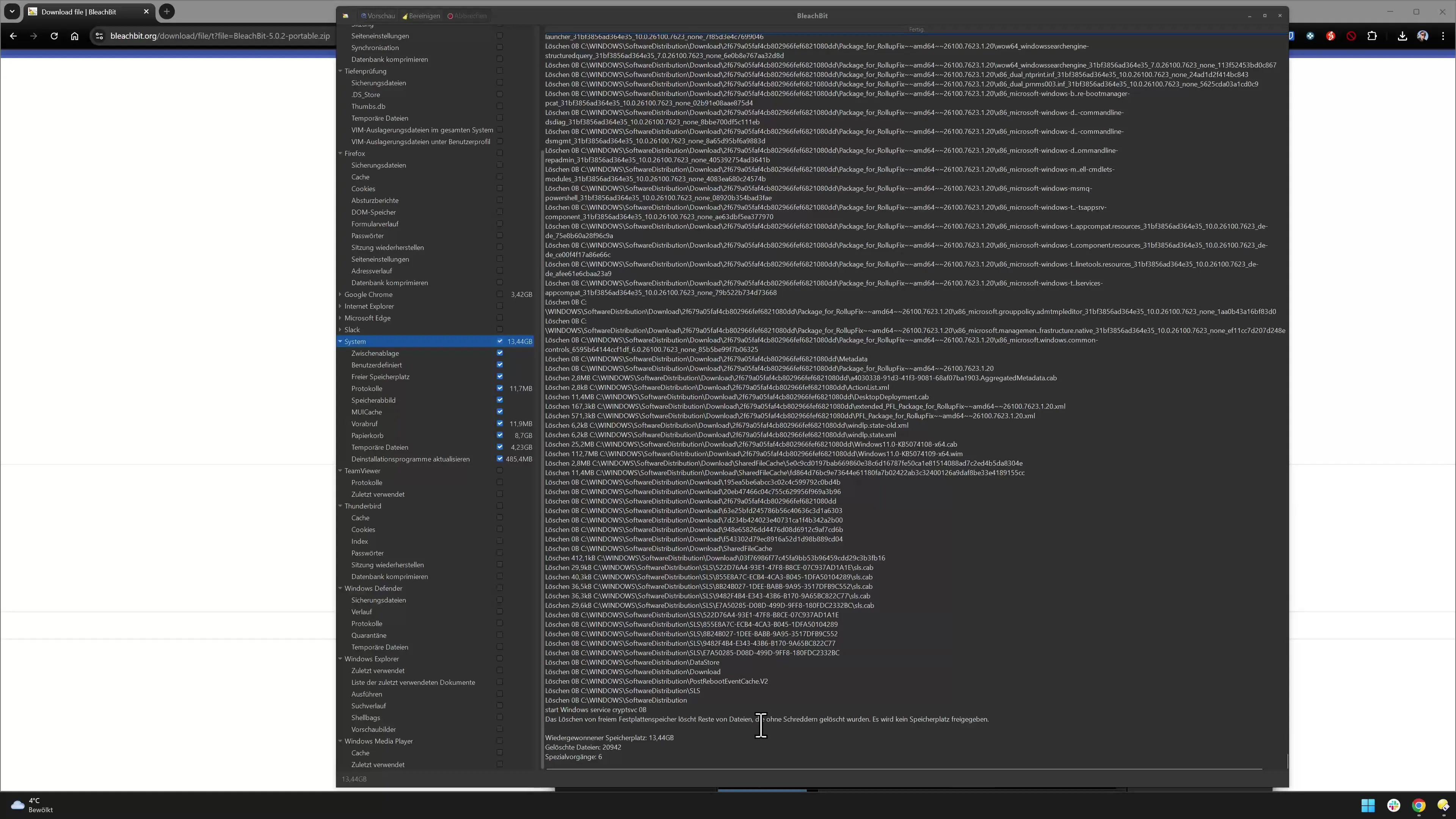 Deep cleaning with BleachBit - How to make your PC fit