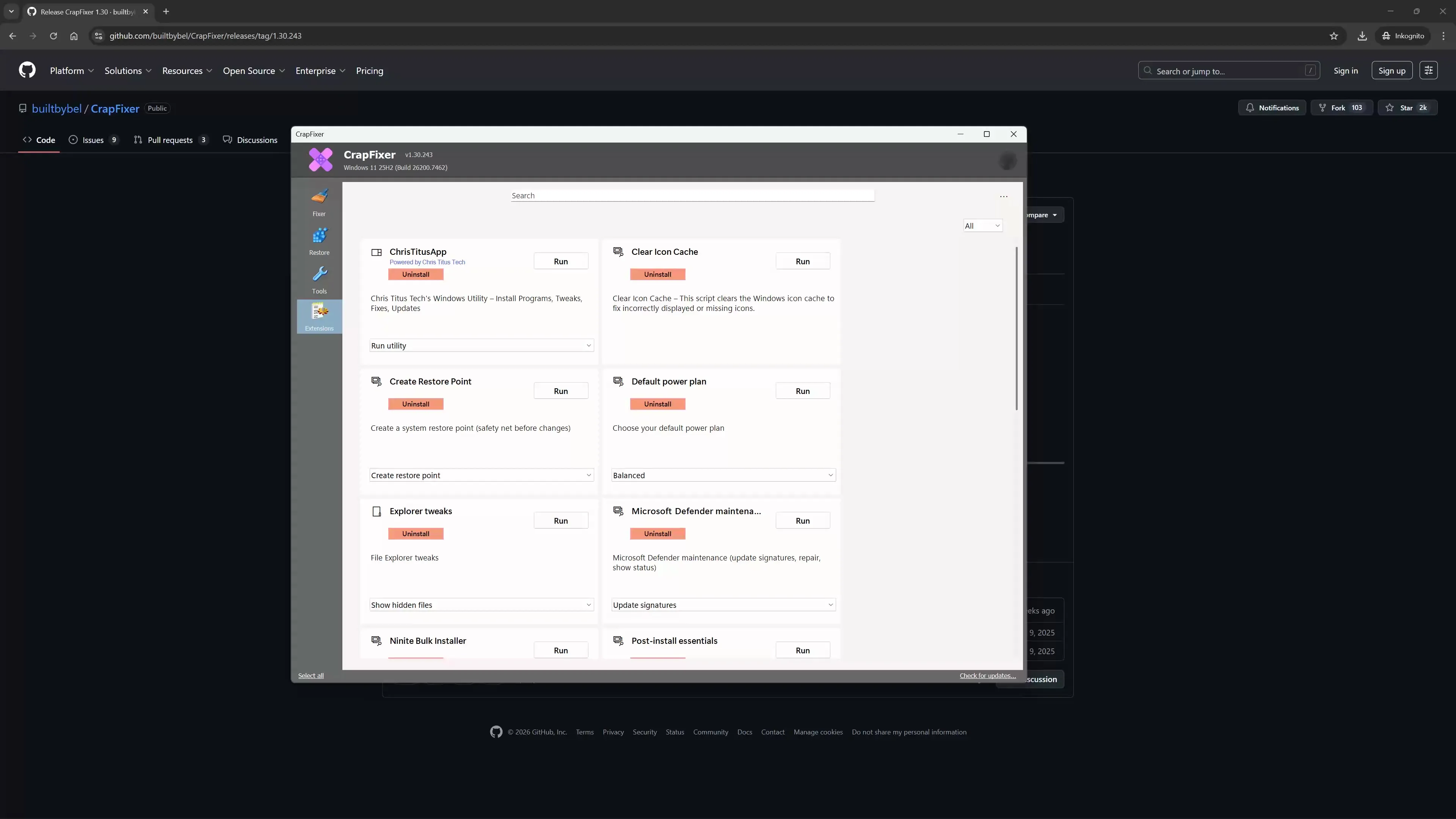 CrapFixer: How to lighten your Windows system
