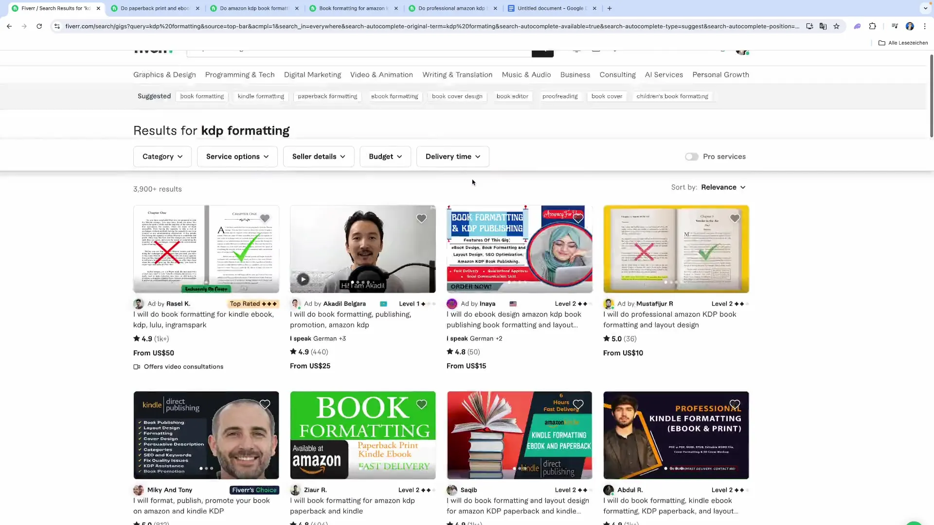 KDP i&ccedil;in E-Kitapların Profesyonel Olarak Bi&ccedil;imlendirilmesi