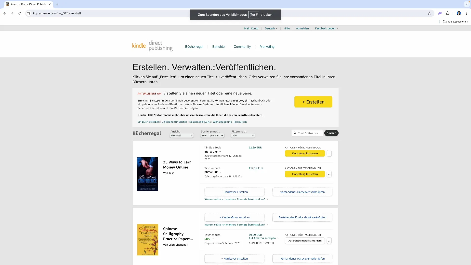 Amazon KDP에 E-Book을 성공적으로 업로드하기