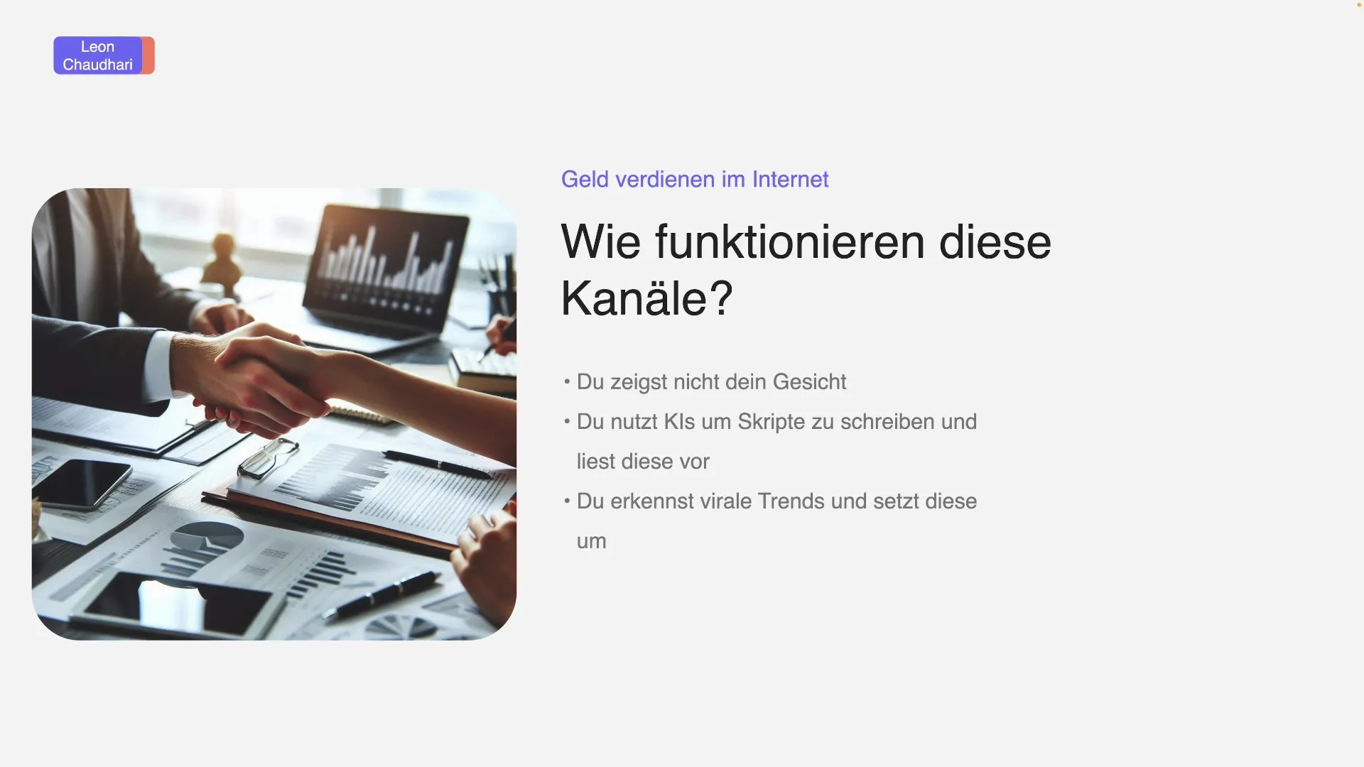 Faceless Kan&auml;le auf YouTube: Geld verdienen ohne Gesicht zeigen