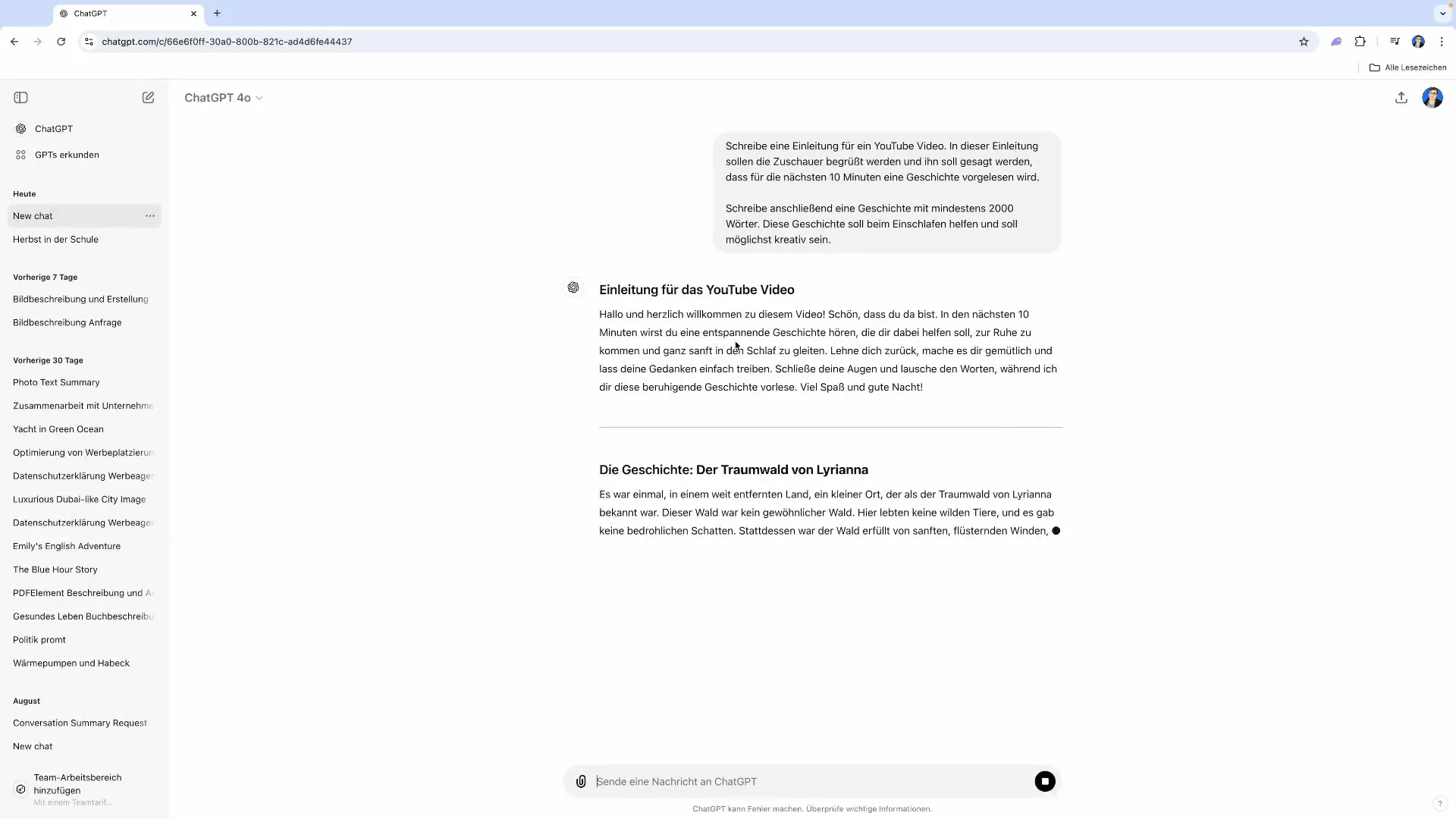 Lage kreative videoskript med ChatGPT