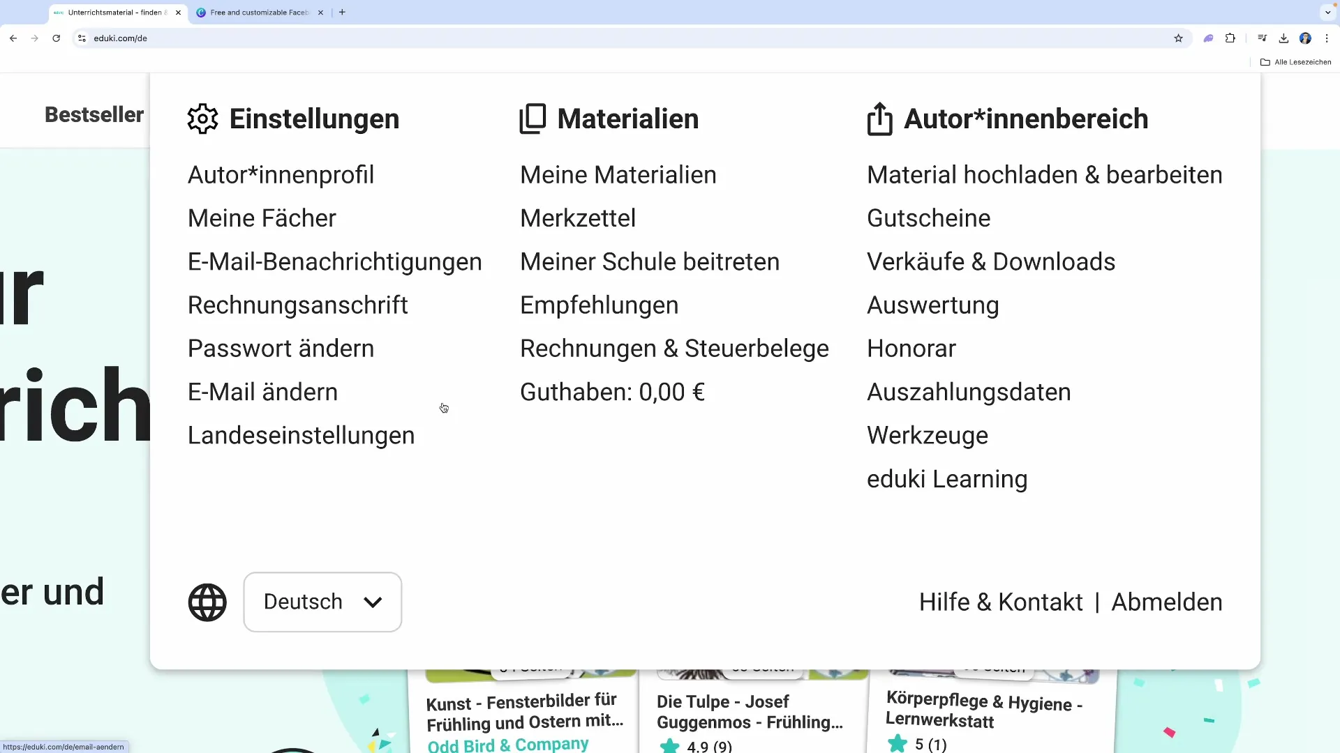 Honorarium, gegevens en instellingen voor je account optimaliseren