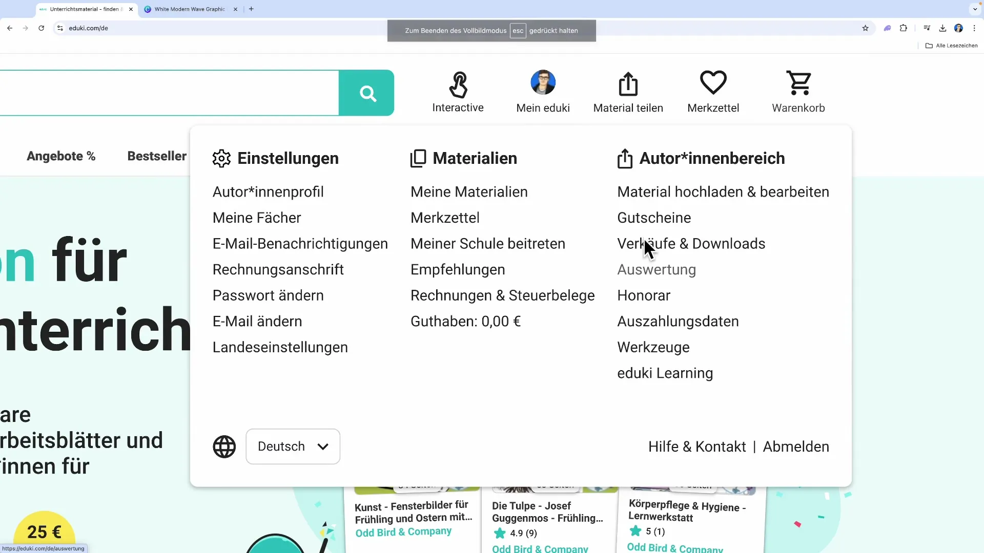 Honorarium, gegevens en instellingen voor je account optimaliseren