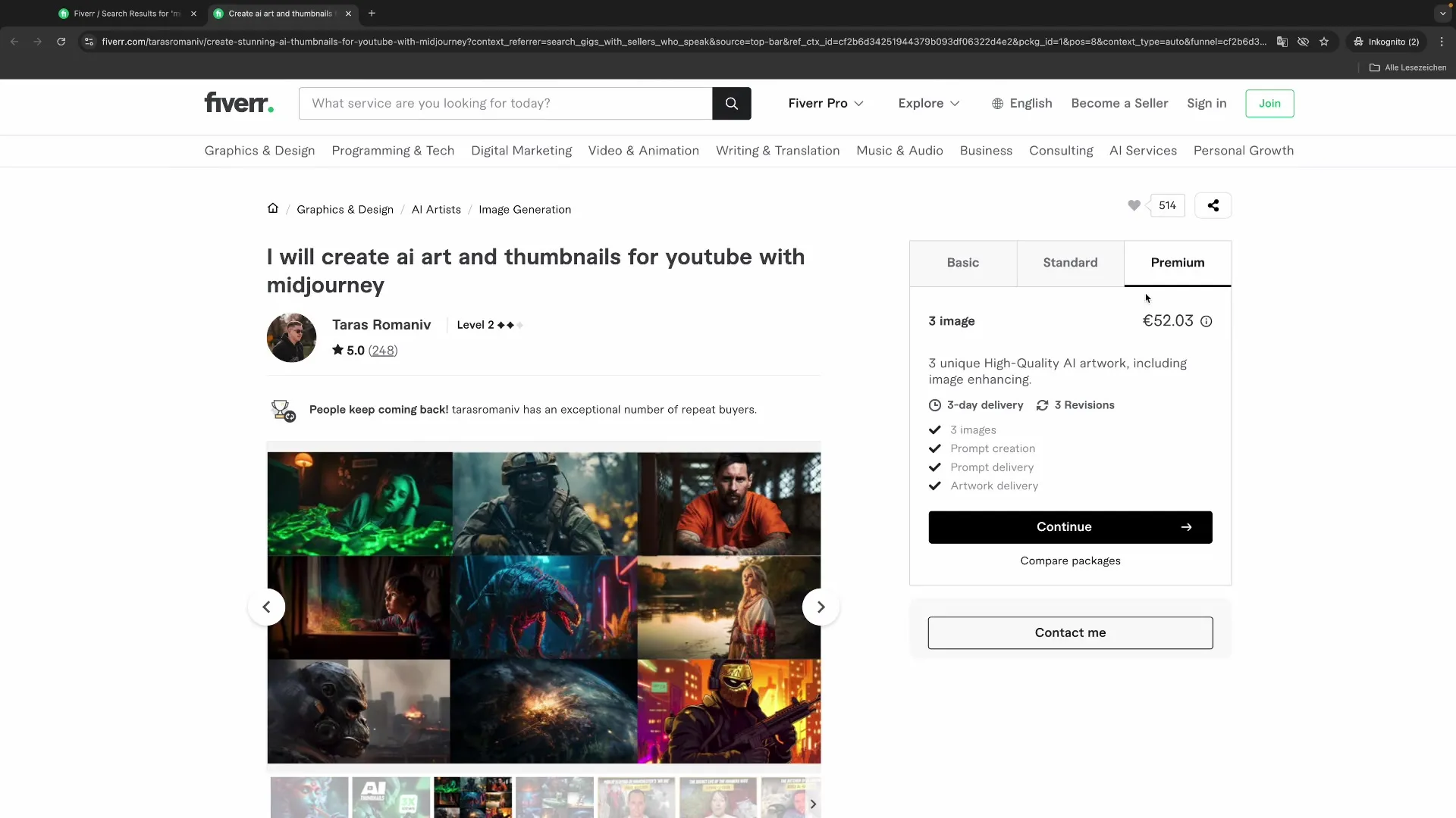 Succesfult tilbyde KI-tjenester p&aring; Fiverr