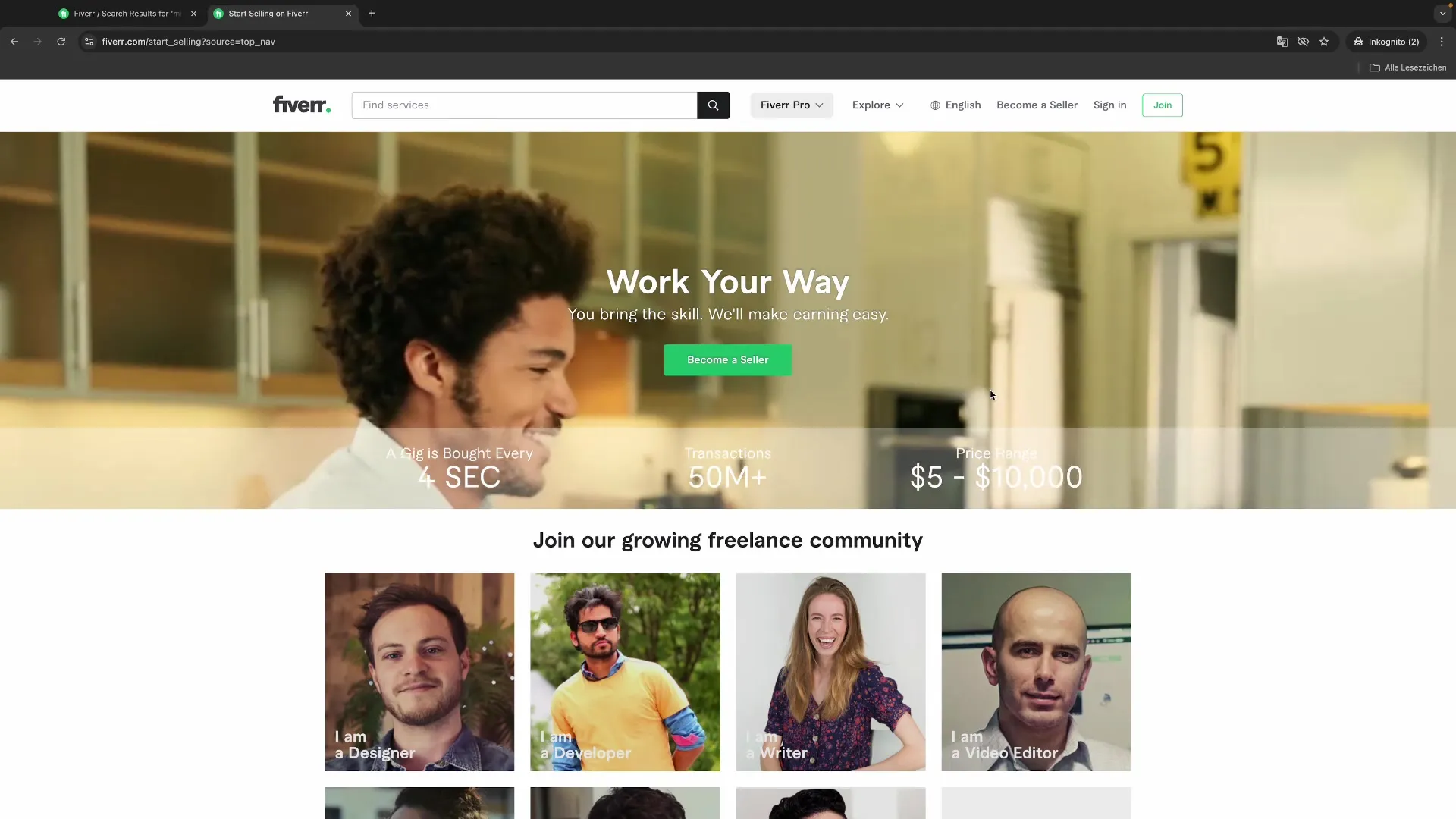Tilby succesfuldt KI-tjenester p&aring; Fiverr