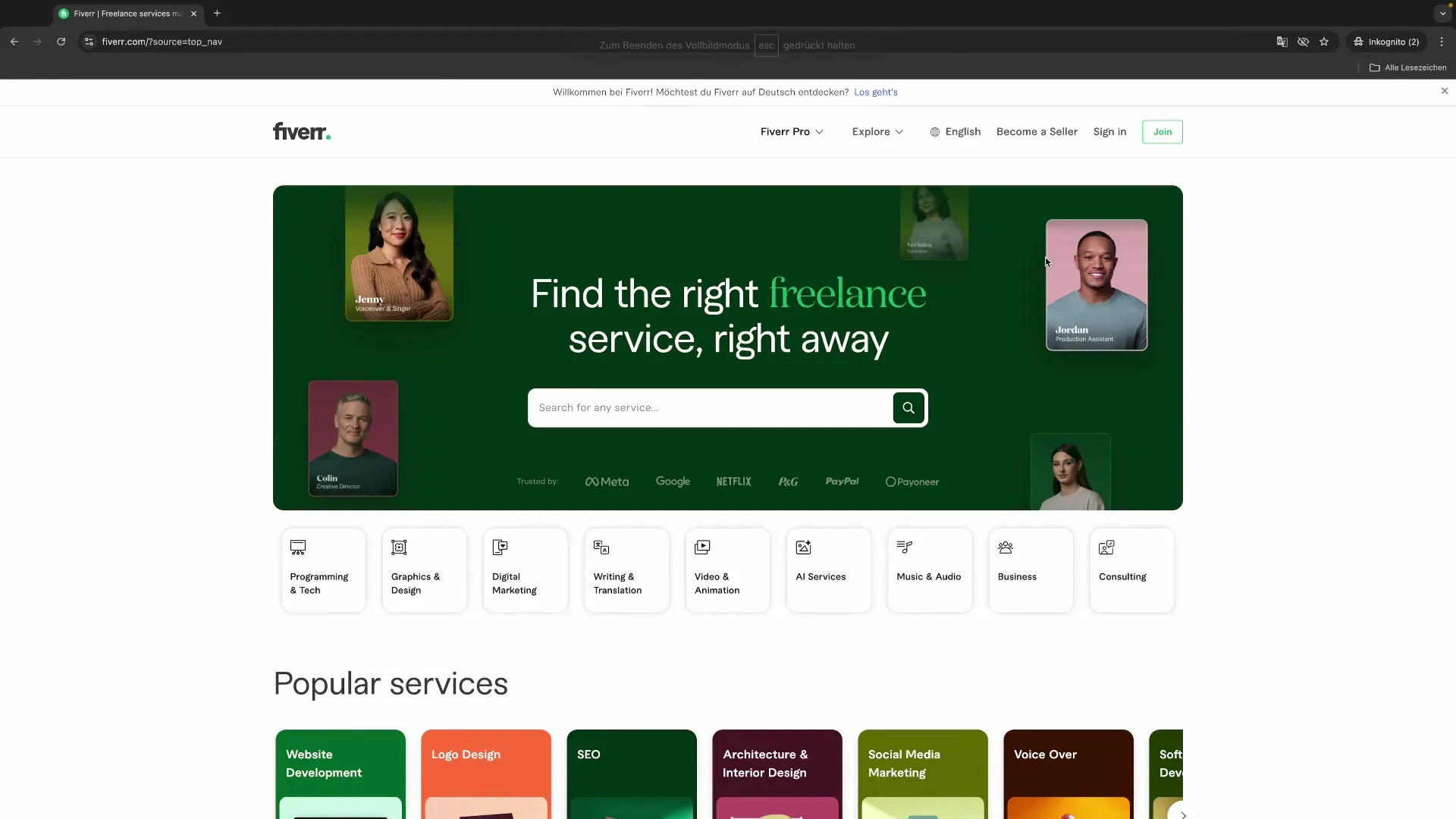 Tilby succesfulde KI-tjenester p&aring; Fiverr
