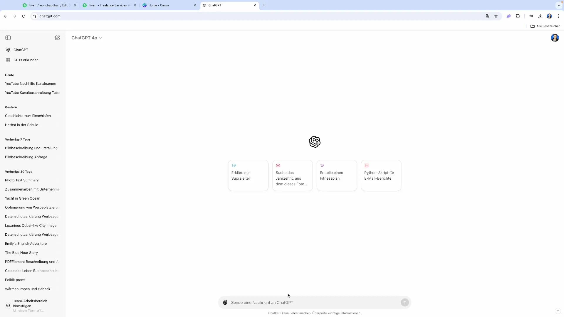 Crearea de descrieri convingătoare pentru gig-uri cu ChatGPT