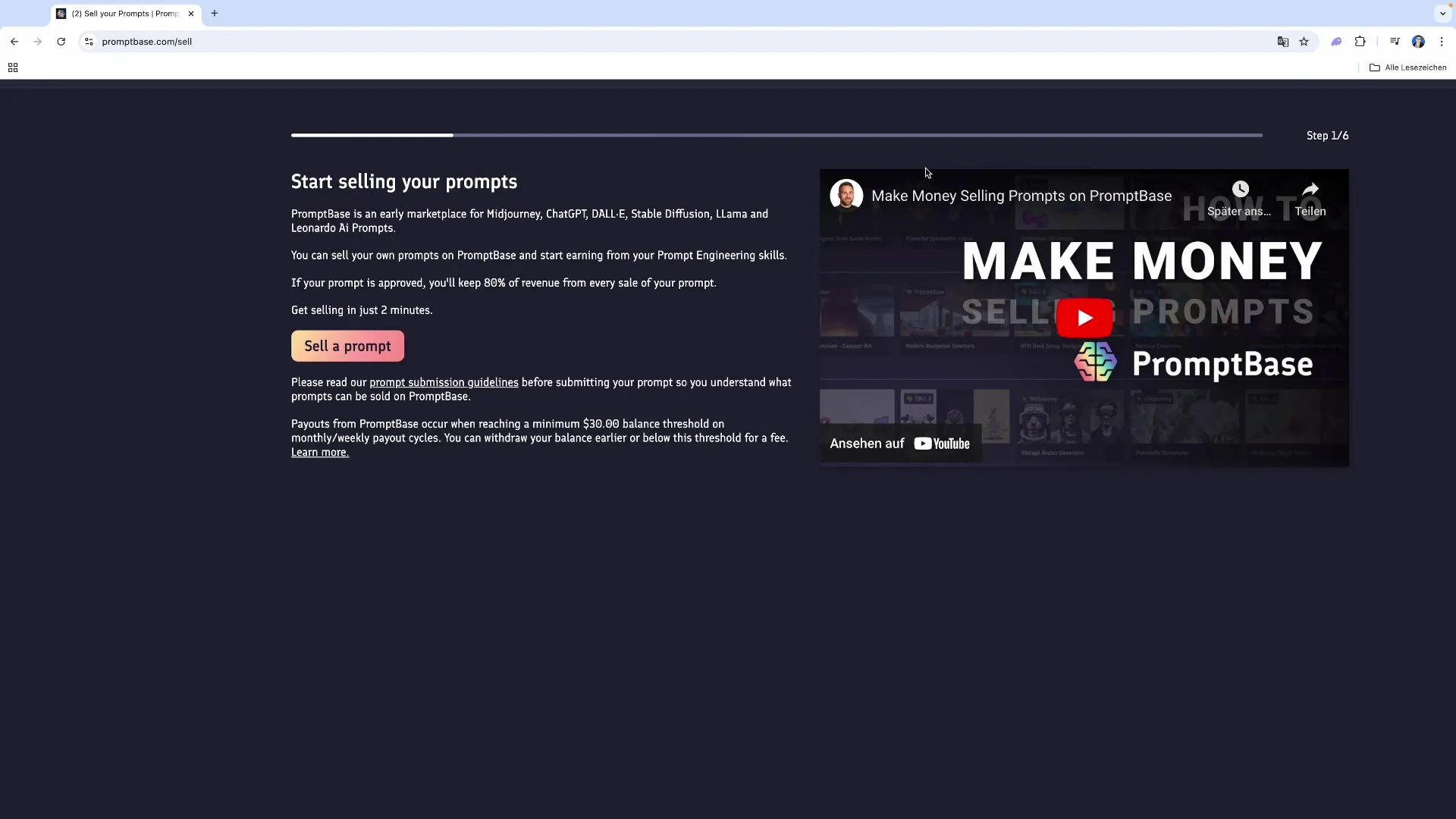 Schnelle Registrierung für dein PromptBase Konto Schnelle Registrierung für dein PromptBase Konto