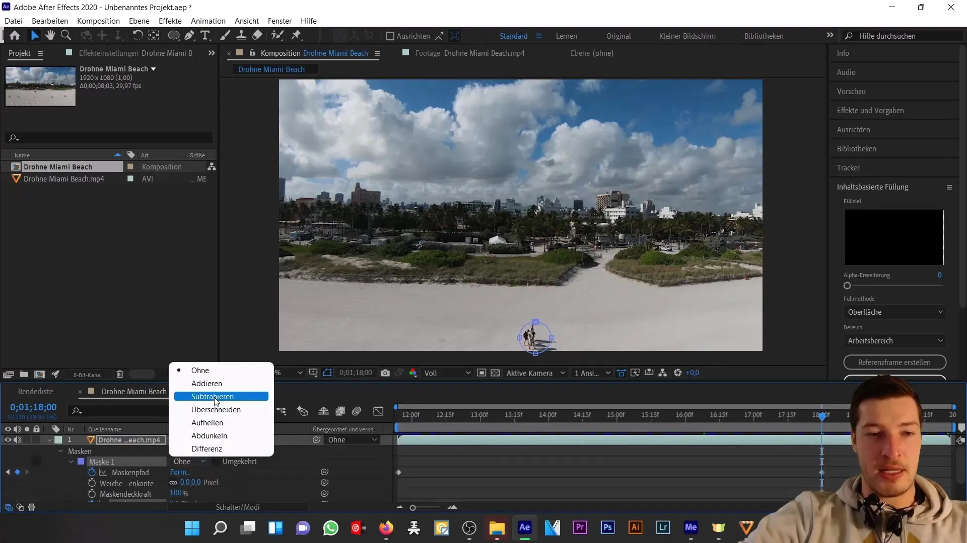 Menghapus objek dalam After Effects: Seni pengisian berbasis konten Menghapus objek dalam After Effects: Seni mengisi berdasarkan konten