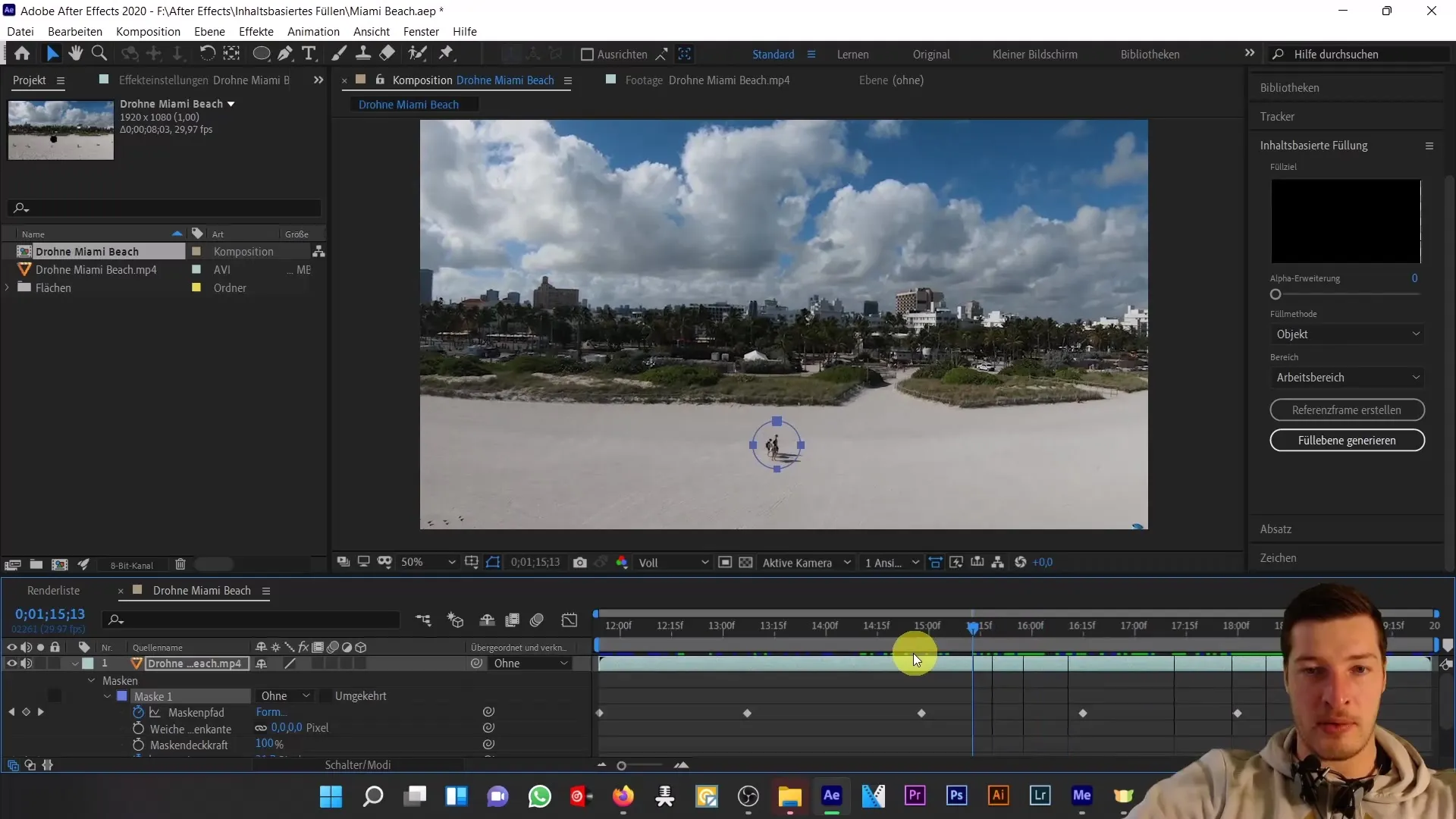 Menghapus objek dalam After Effects: Seni pengisian berbasis konten Menghapus objek di After Effects: Seni mengisi berbasis konten