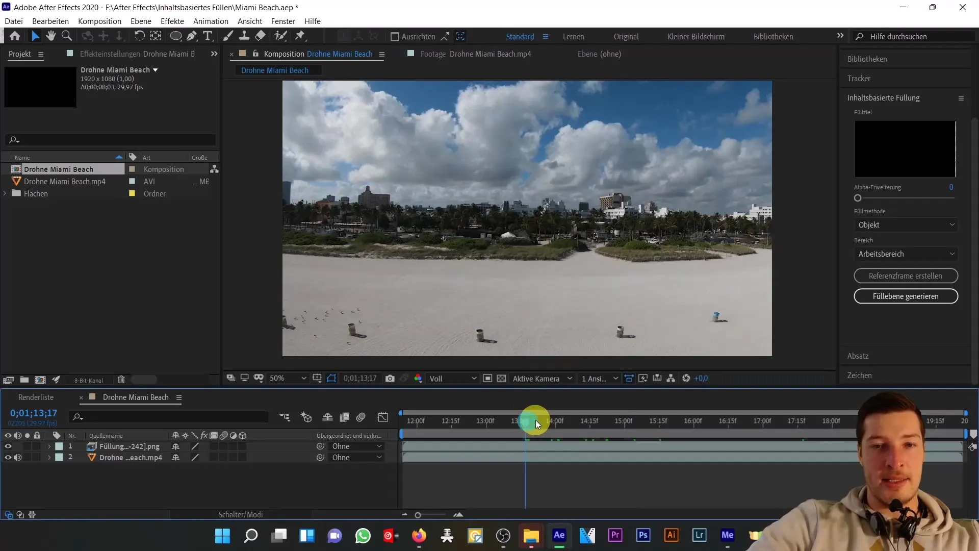 Menghapus objek di After Effects: Seni pengisian berbasis konten Menghapus objek di After Effects: Seni pengisian berbasis konten