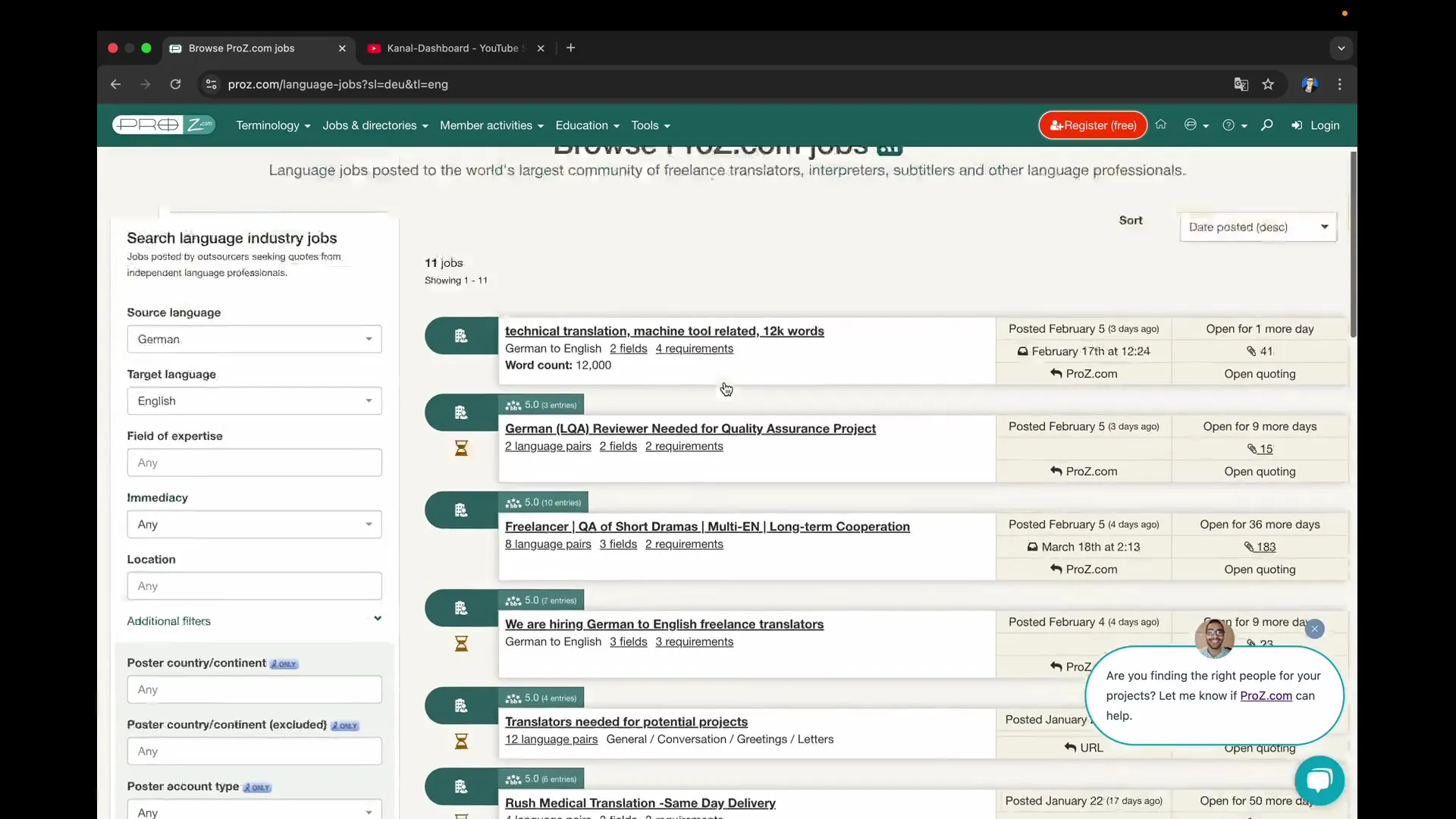 rentable Strategien für Übersetzungsdeals auf ProZ rentable Strategien für Übersetzungsdeals auf ProZ