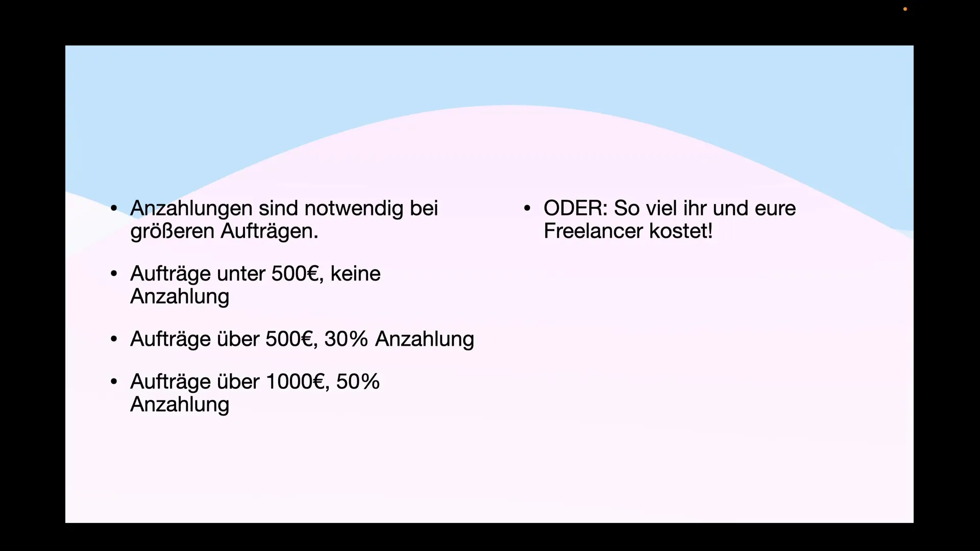 Anzahlung bei großen Aufträgen – So sicherst du deinen Gewinn Anzahlung bei großen Aufträgen – So sicherst du deinen Gewinn