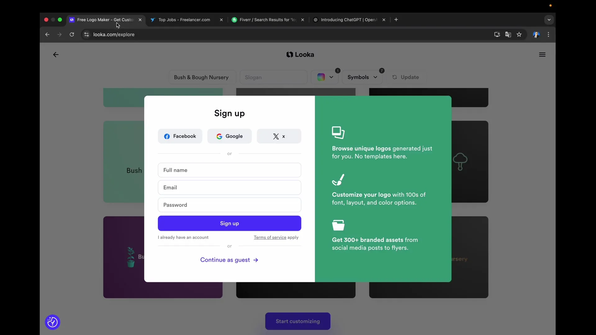 Contest Flipping - Gewinne mit Looka AI Logos Contest Flipping - Gewinne mit Looka AI Logos