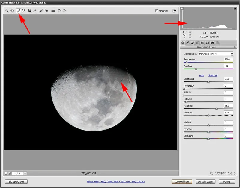 Parte 05 - Fotografar a lua.