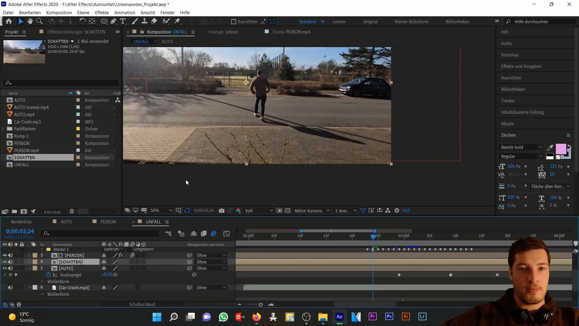 Tutorial After Effects: Menyimulasikan bayangan orang secara sempurna Tutorial After Effects: Simulasikan bayangan orang dengan sempurna