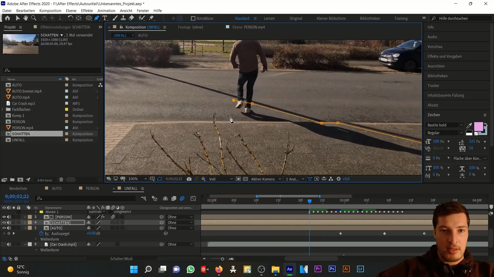 Tutorial After Effects: Meniru bayangan orang dengan sempurna Tutorial After Effects: Mensyimulasikan bayangan orang dengan sempurna