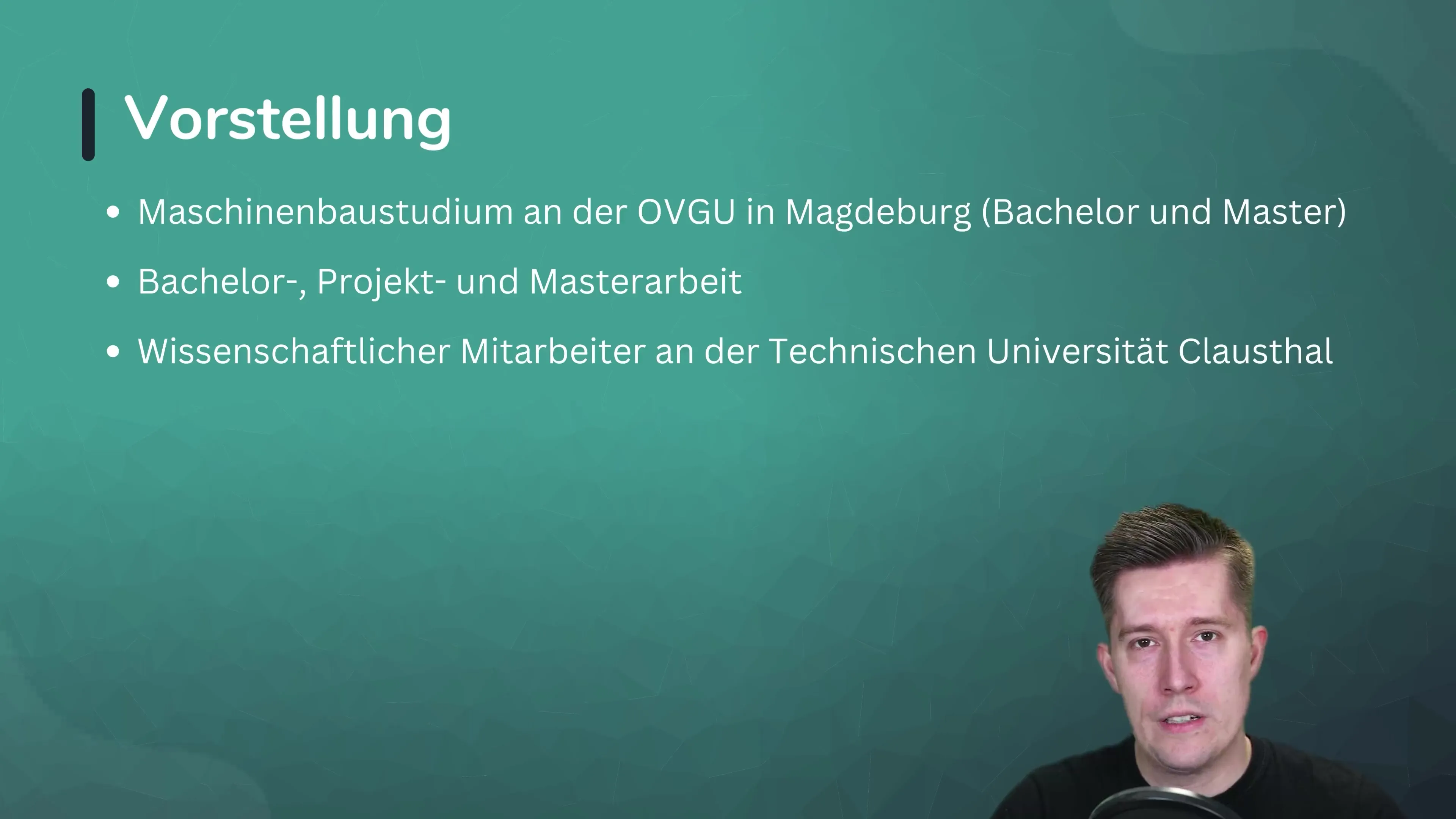 Maschinenbaustudium: Markus Quanz' wertvolle Tipps