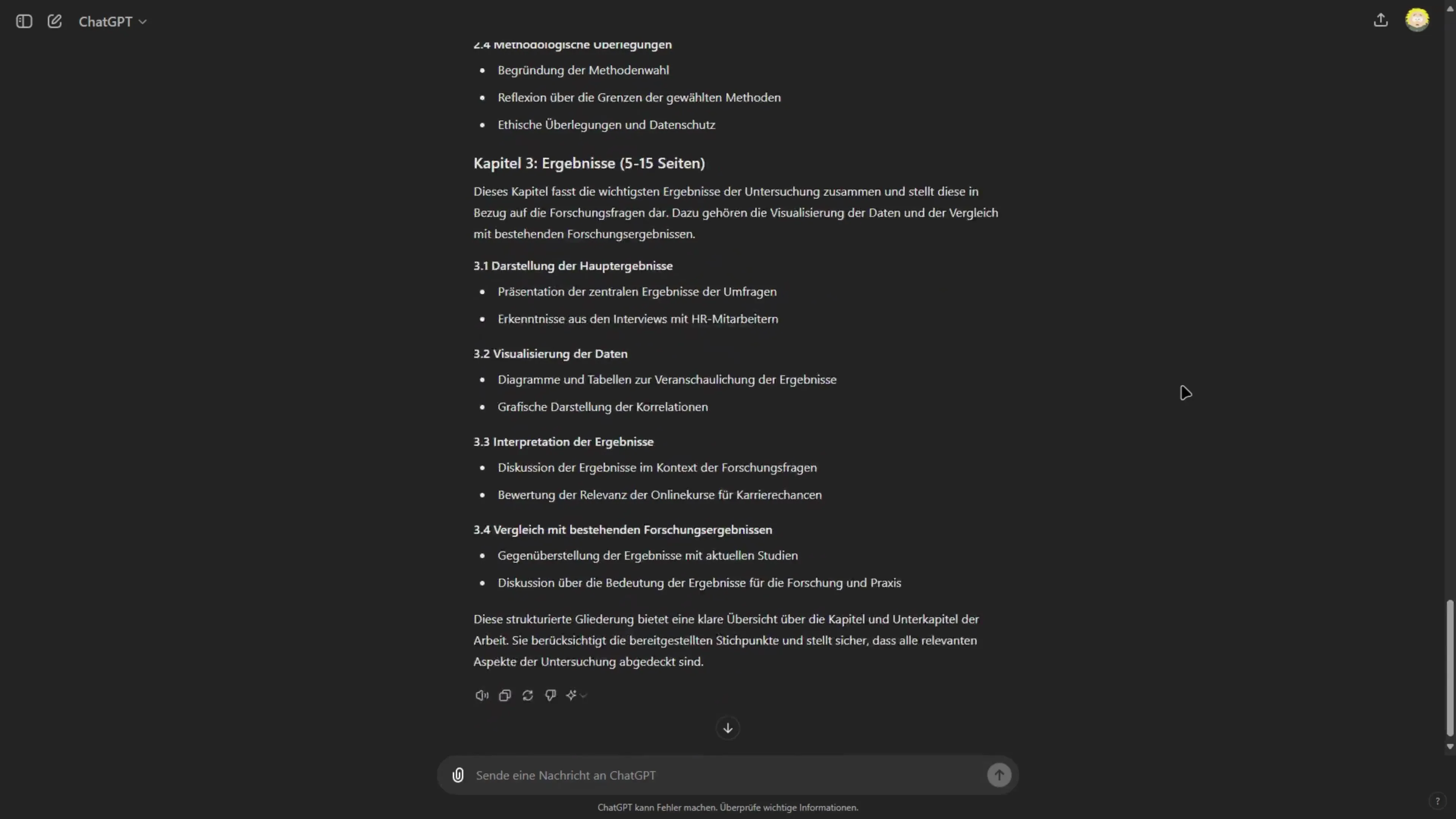 Gliederungserstellung mit KI-Prompting Gliederungserstellung mit KI-Prompting