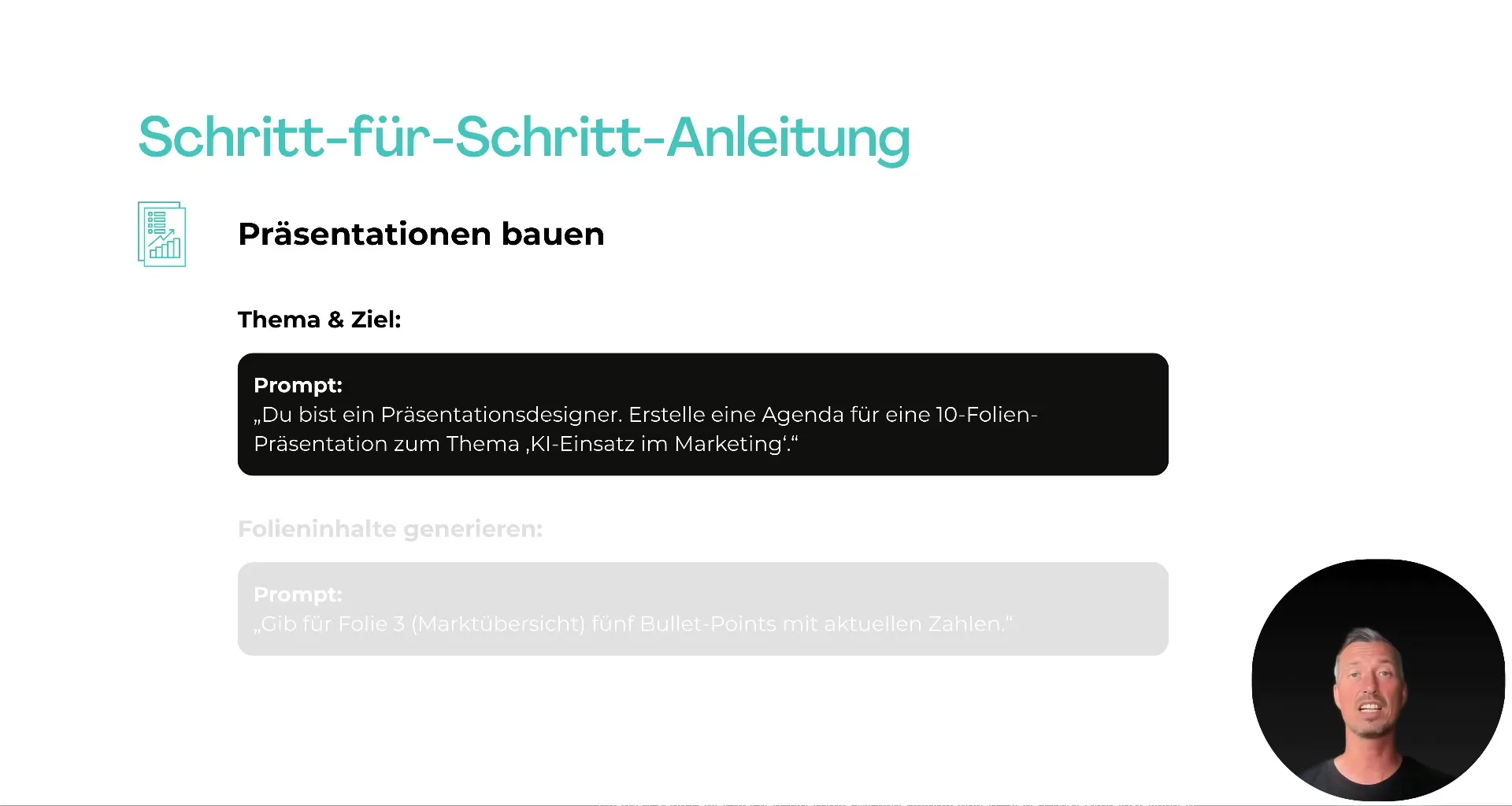 Berichte, Pr&auml;sentationen und Zusammenfassungen effektiv mit KI erstellen