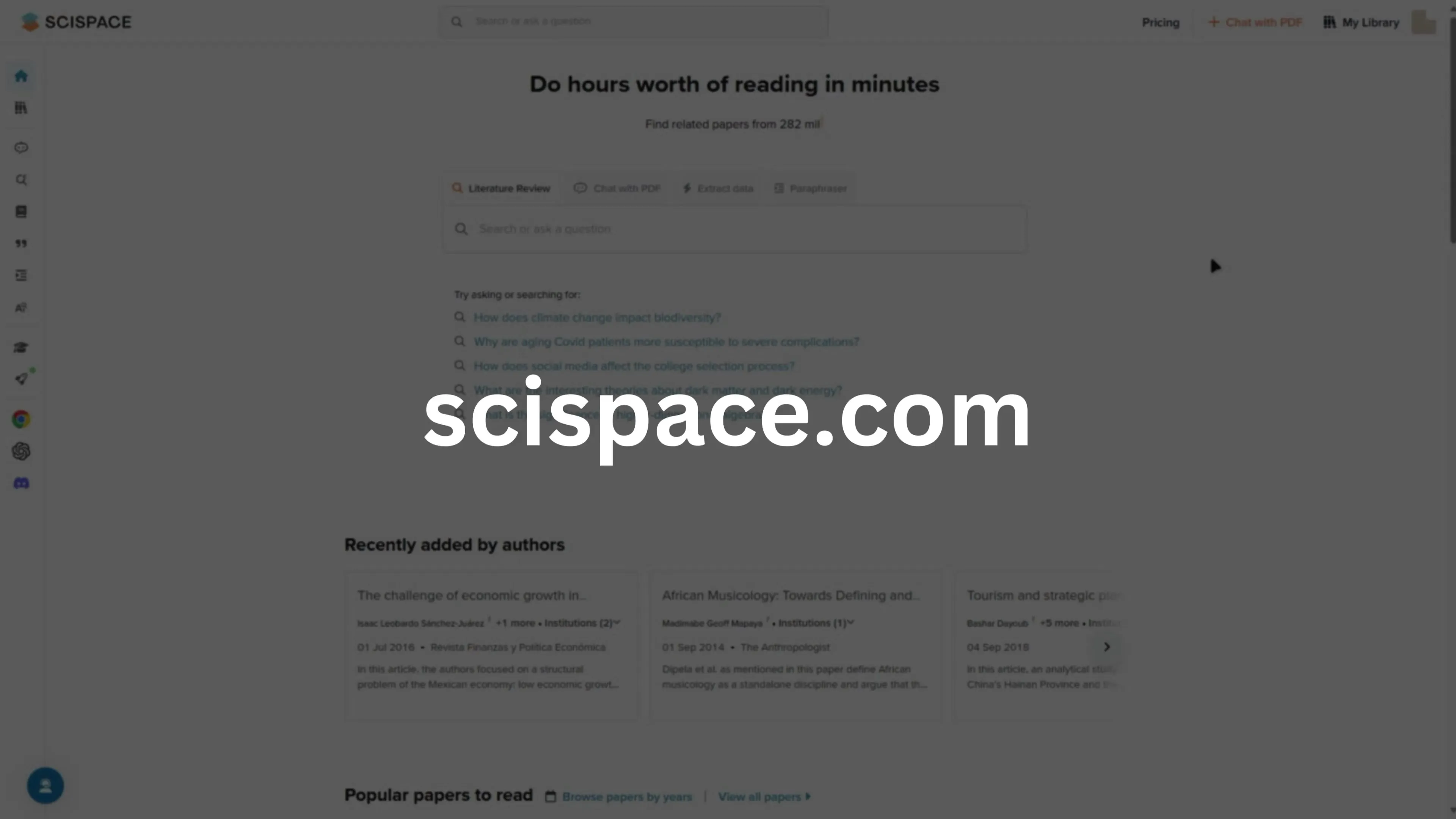 Αυτόματη βιβλιογραφική έρευνα με υποστήριξη από τεχνητή νοημοσύνη για την πτυχιακή σου εργασία Έρευνα λογοτεχνίας με υποστήριξη τεχνητής νοημοσύνης για την πτυχιακή σου εργασία