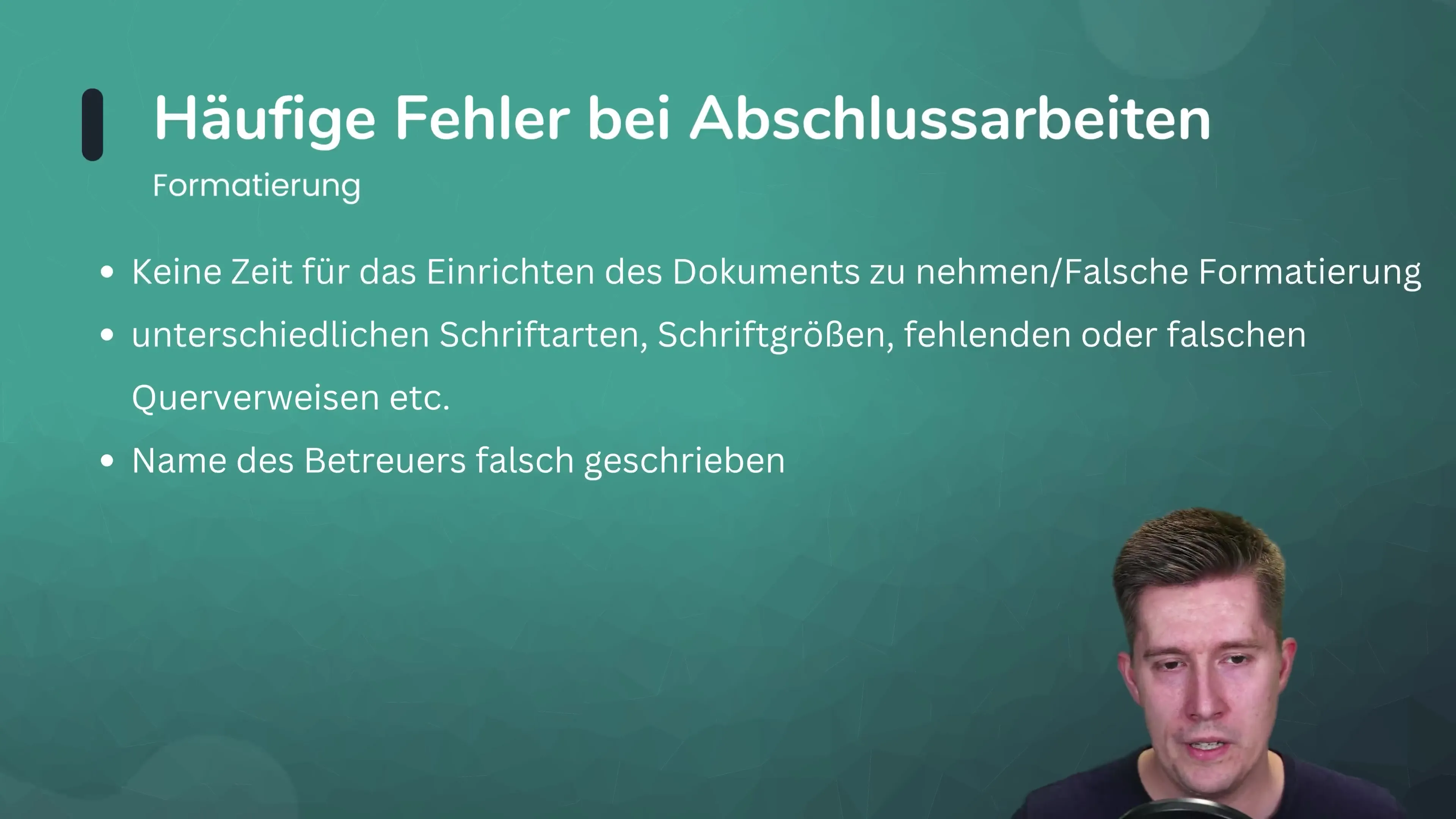 Hindari kesalahan umum dalam penulisan tesis