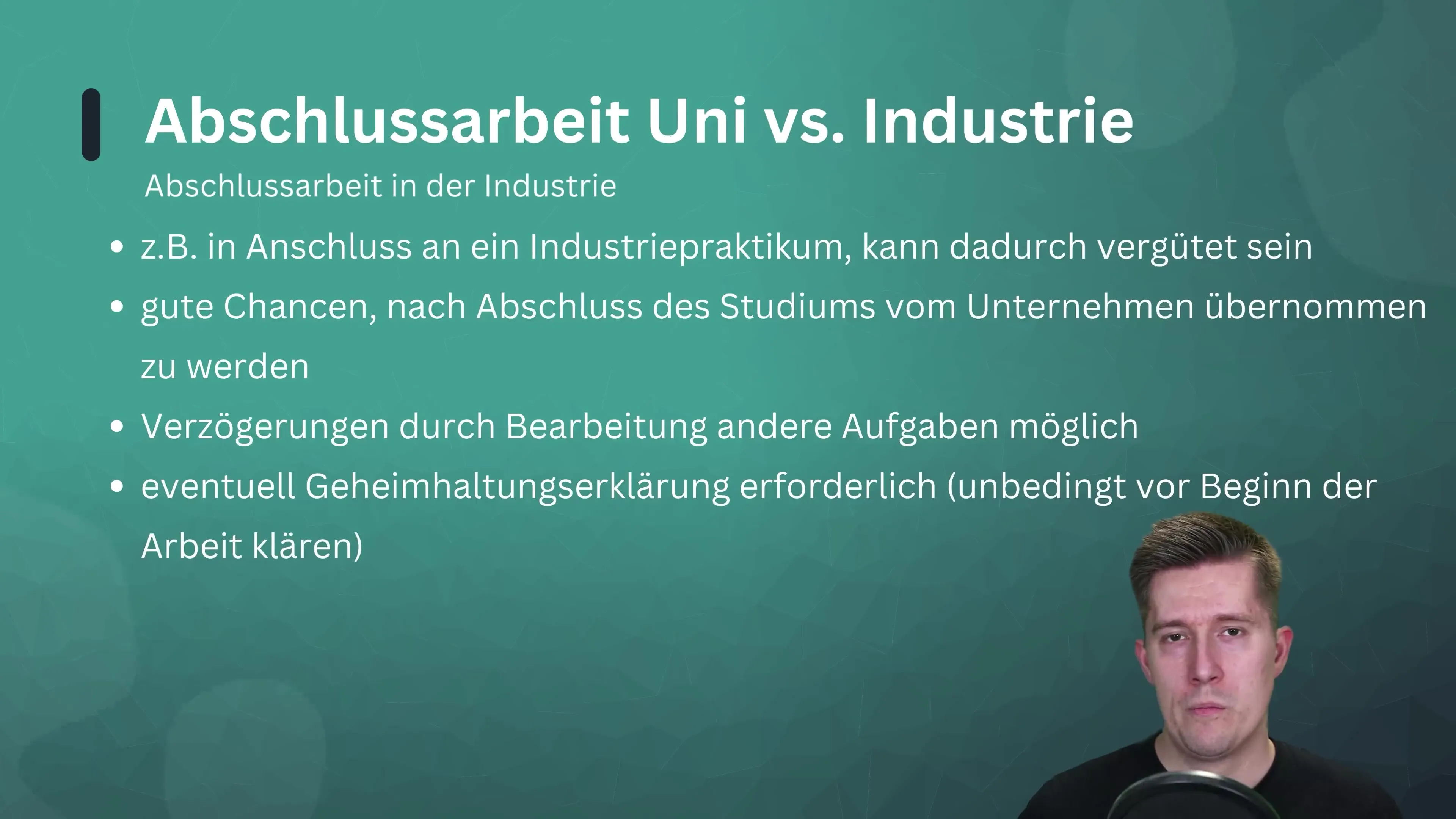 Tesis di universitas atau industri - Mana yang lebih baik?