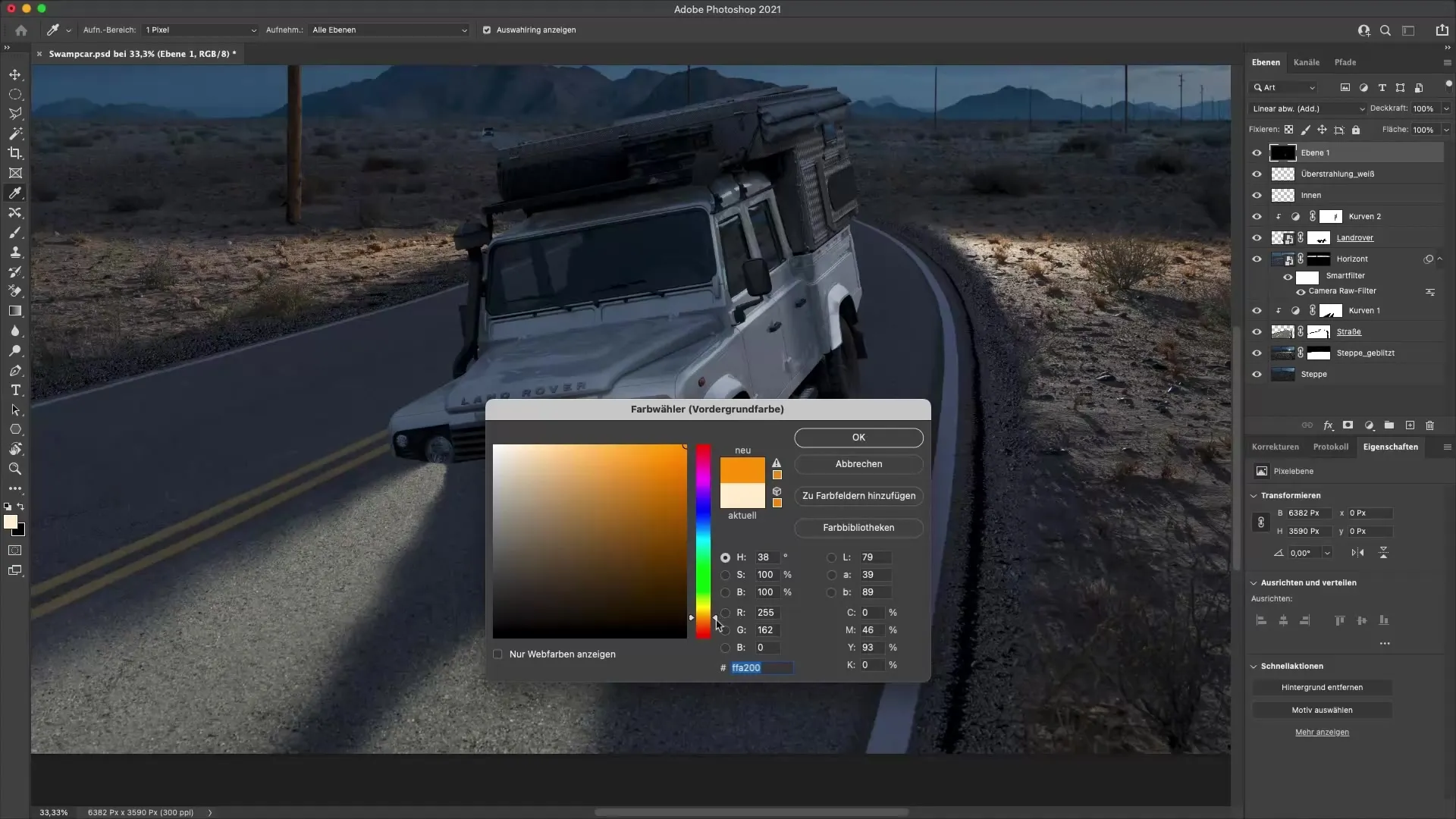Cara mengaktifkan lampu sorot di Photoshop dengan efektif