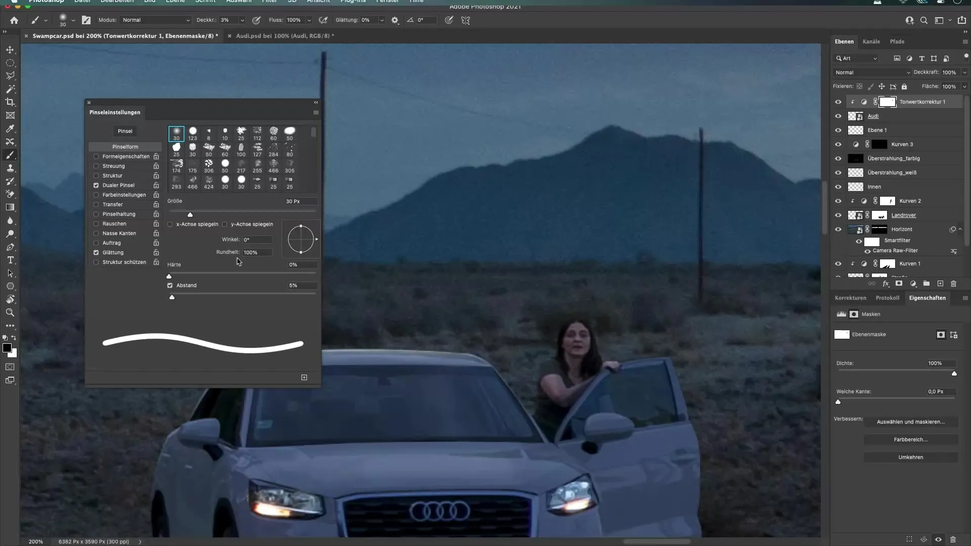 Perencanaan kendaraan dan penyesuaian di Photoshop &ndash; Cara berhasil mengintegrasikan mobil