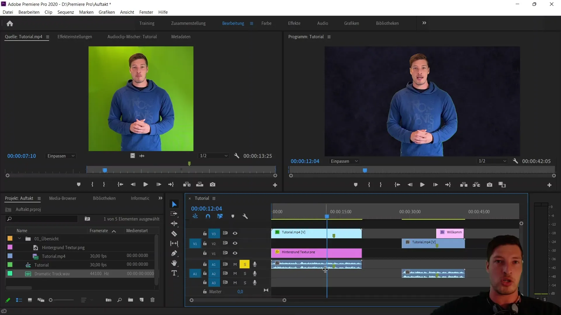 Funcții importante în cronologia Adobe Premiere Pro CC