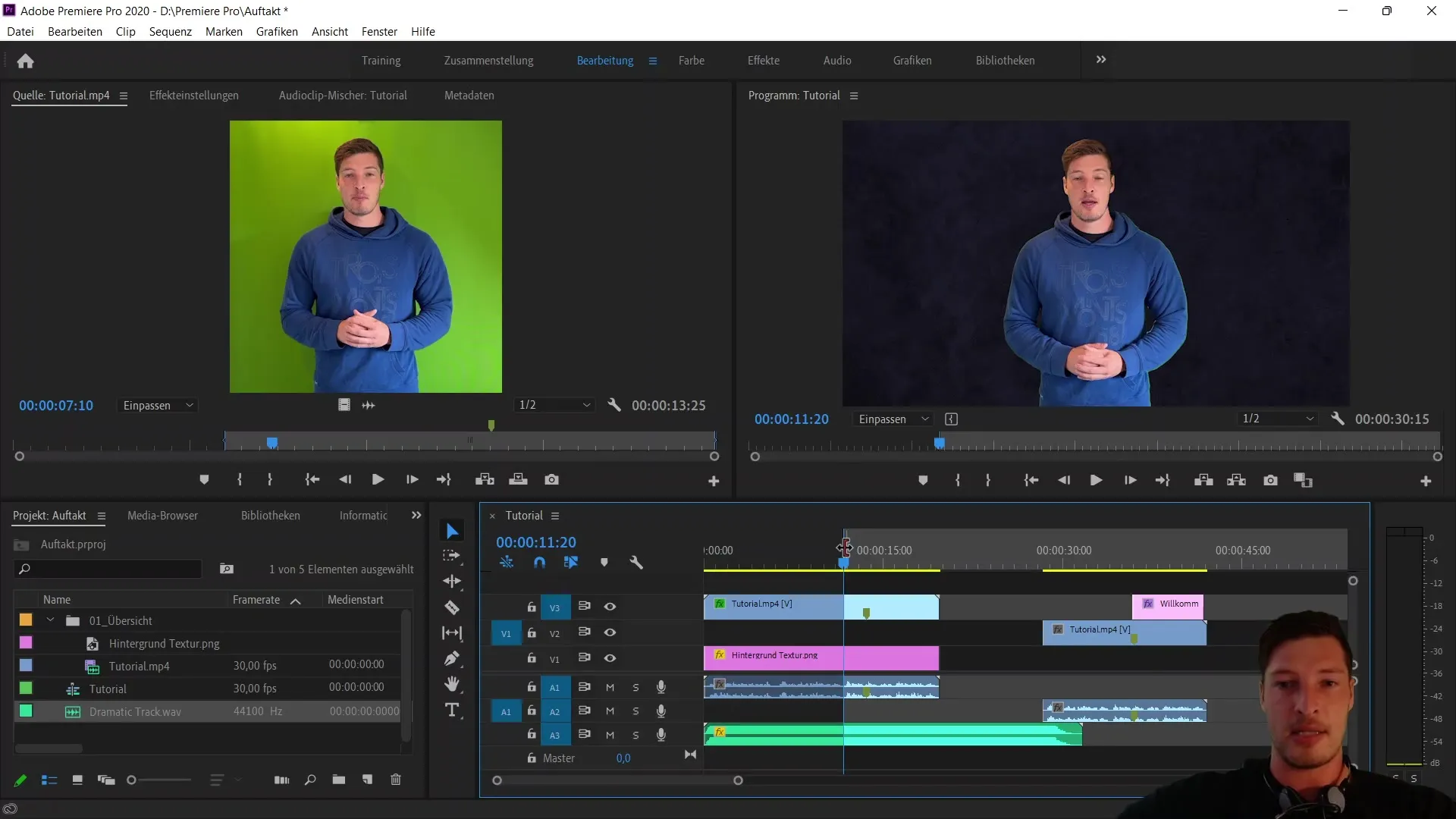 Funcții importante în cronologia Adobe Premiere Pro CC