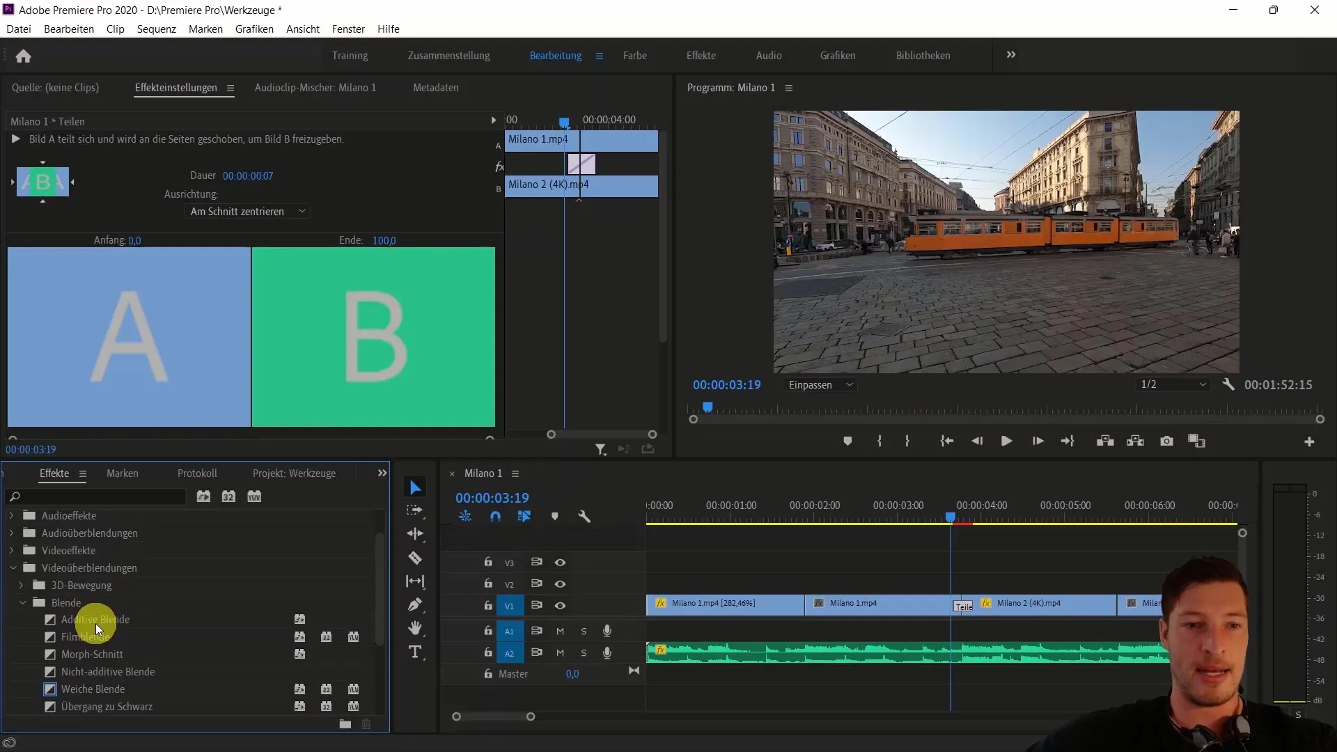 Einfluss von Videoüberblendungen auf die Videoproduktion