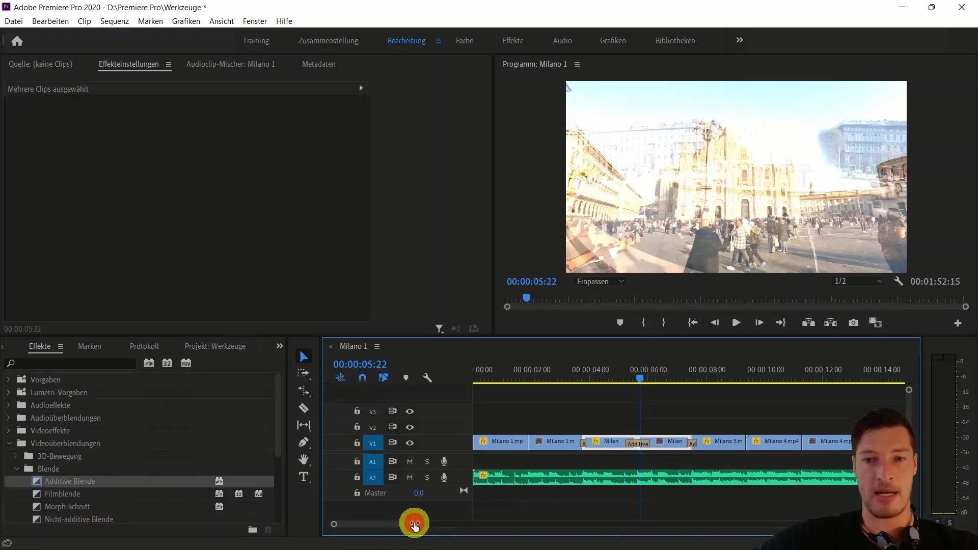 Einfluss von Videoüberblendungen auf die Videoproduktion