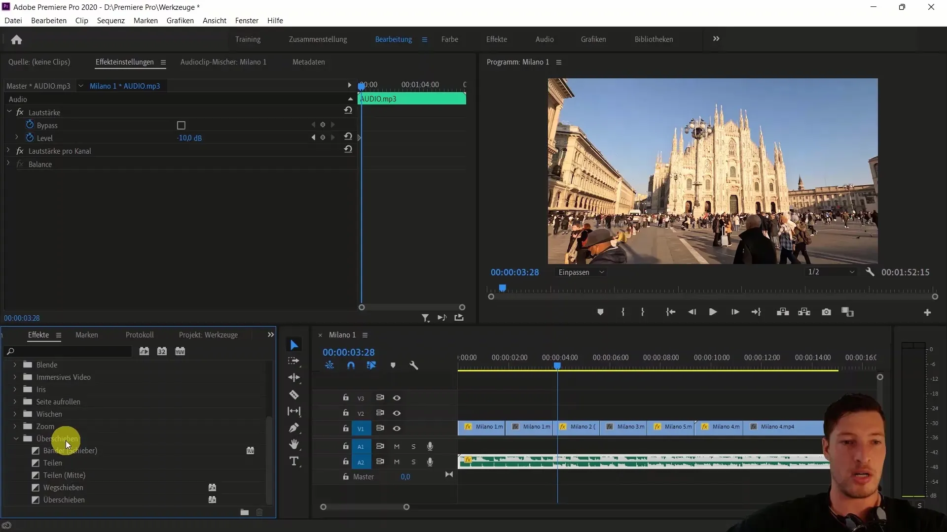 Einfluss von Videoüberblendungen auf die Videoproduktion