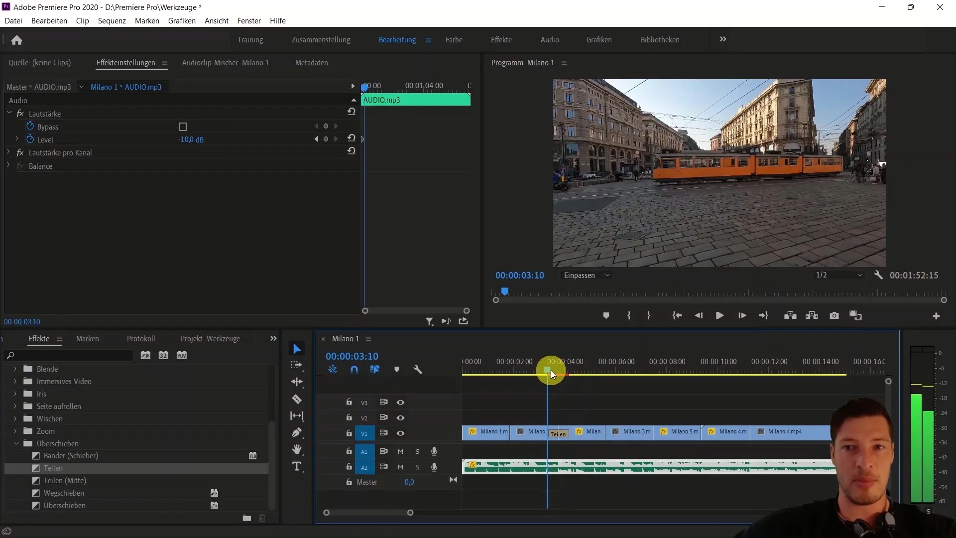 Einfluss von Videoüberblendungen auf die Videoproduktion