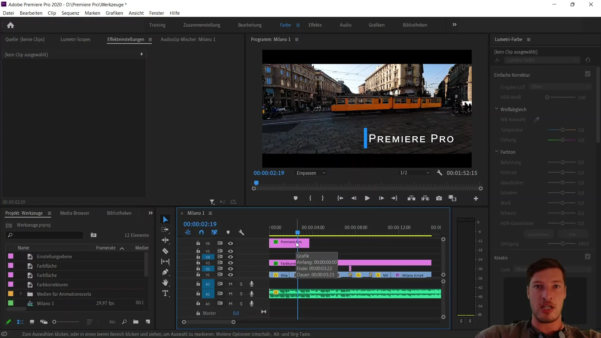 Modifica video con Adobe Premiere Pro CC: Esportazione dello screenshot