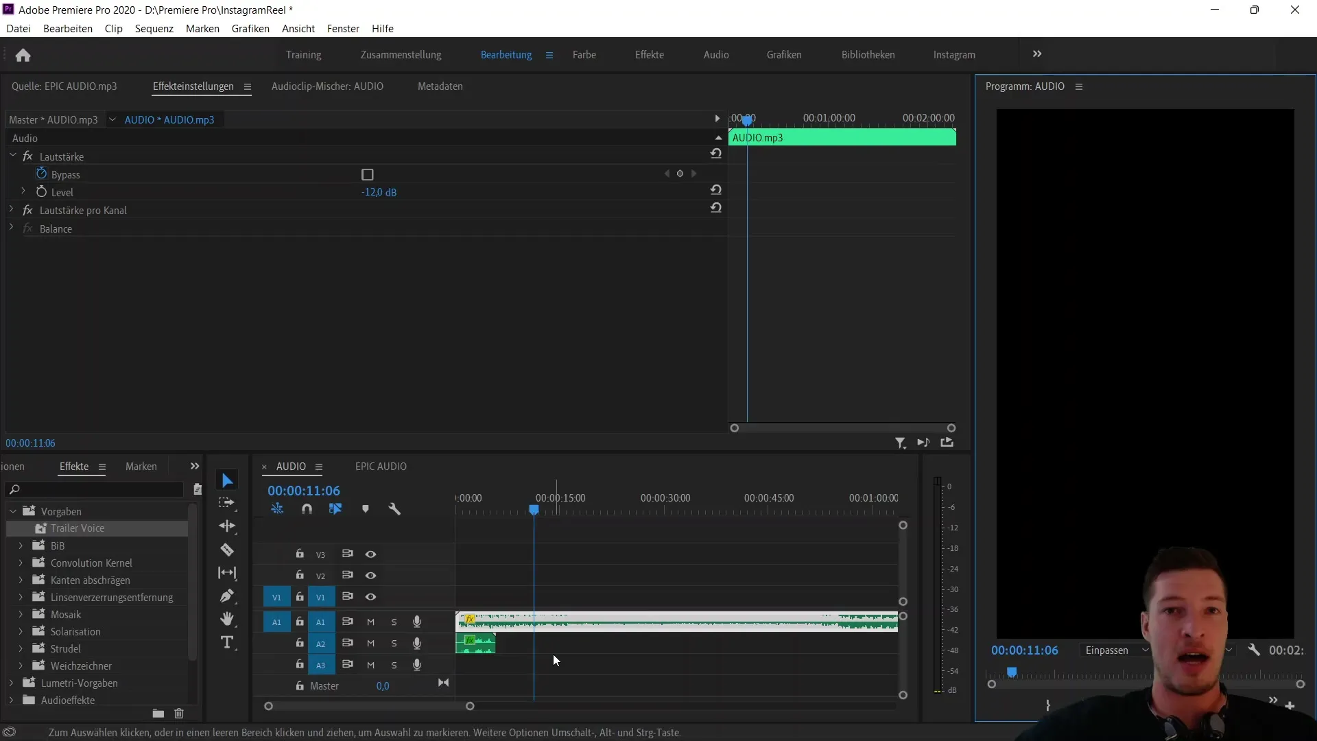 Zone de travail optimale pour les vidéos en mode portrait dans Adobe Premiere Pro CC Zone de travail optimale pour les vidéos en format portrait dans Adobe Premiere Pro CC
